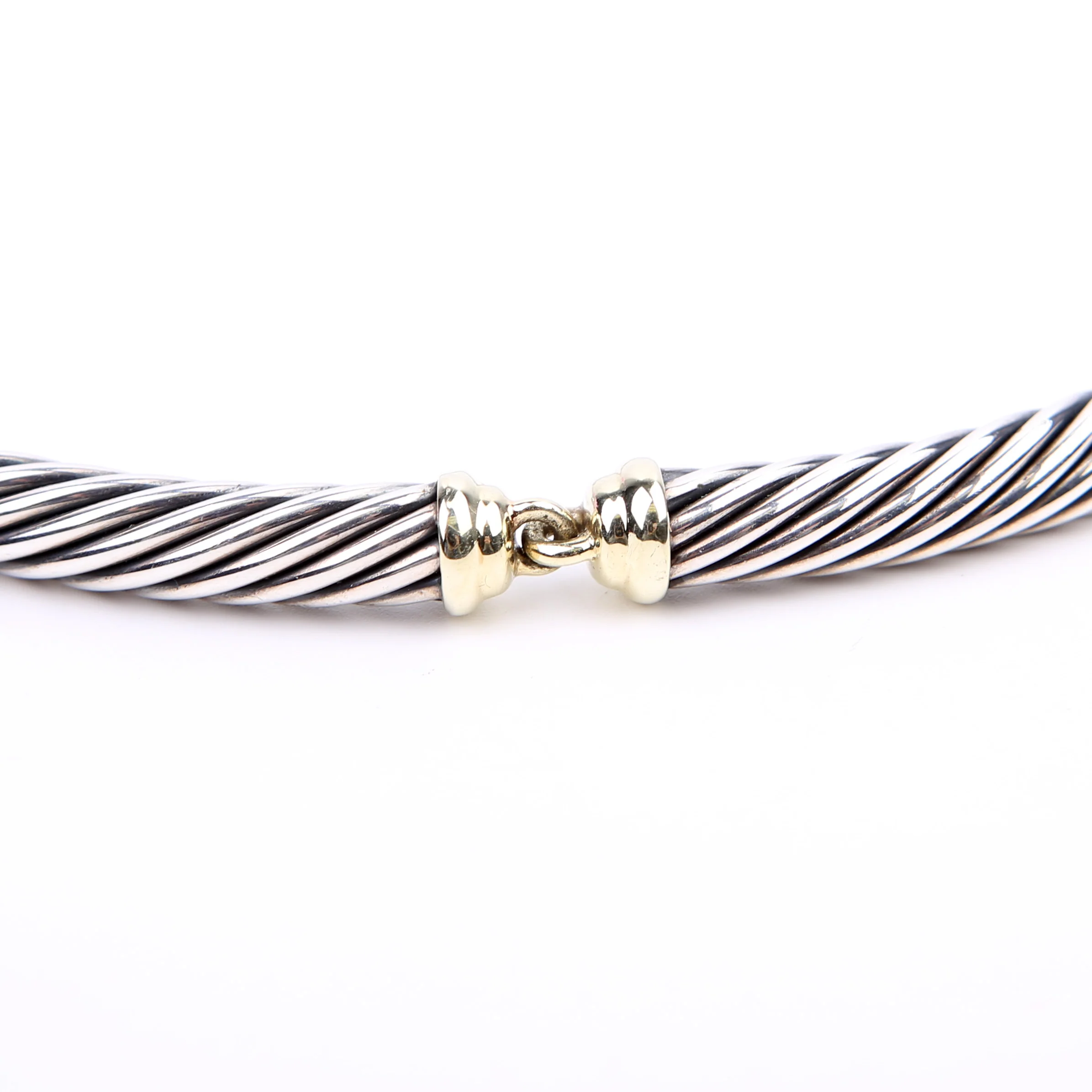 Metro Cable Collar 925/585 Necklace Silver - Image 2