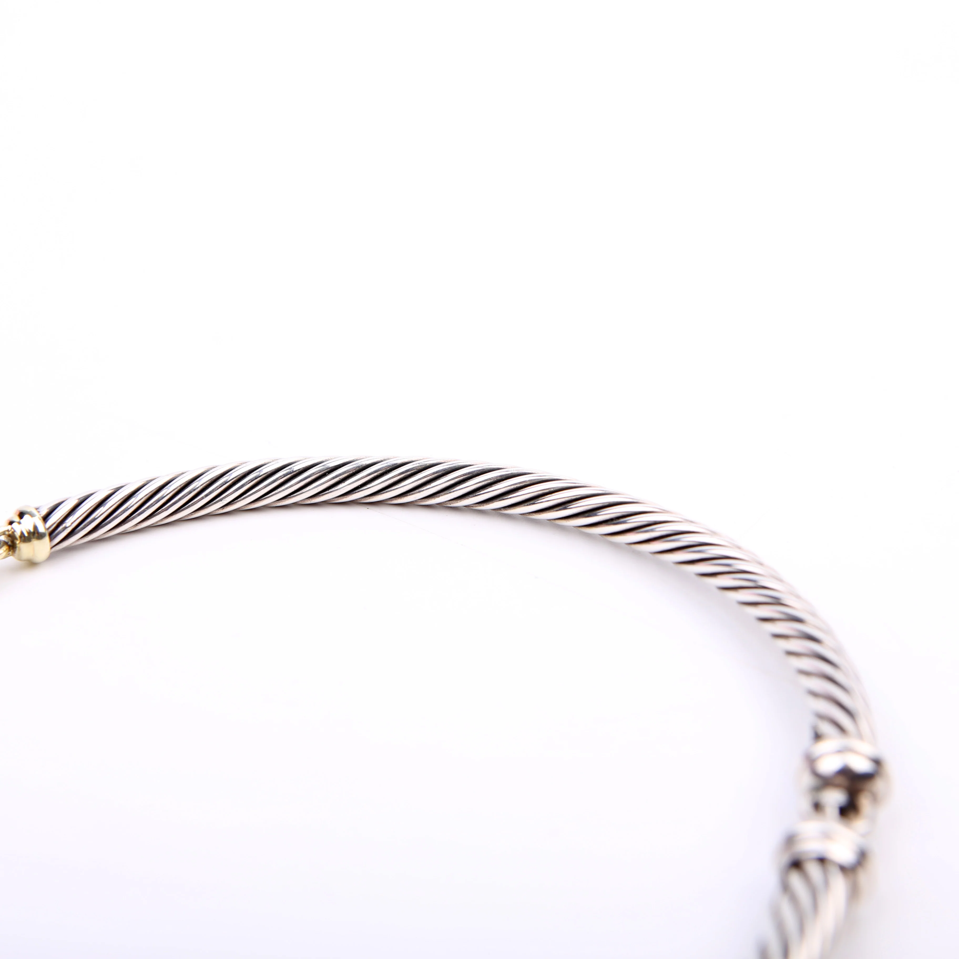 Metro Cable Collar 925/585 Necklace Silver - Image 5