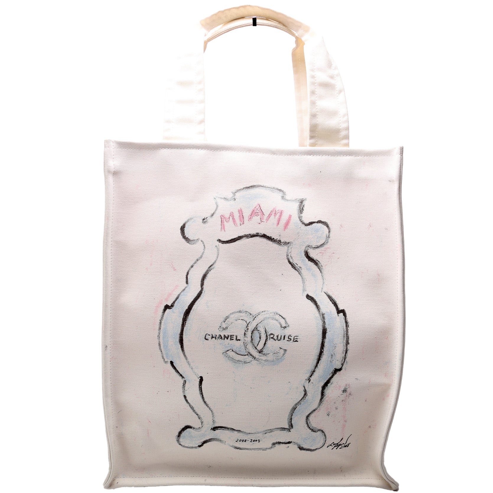 Miami Cruise Collection Canvas Tote 12M