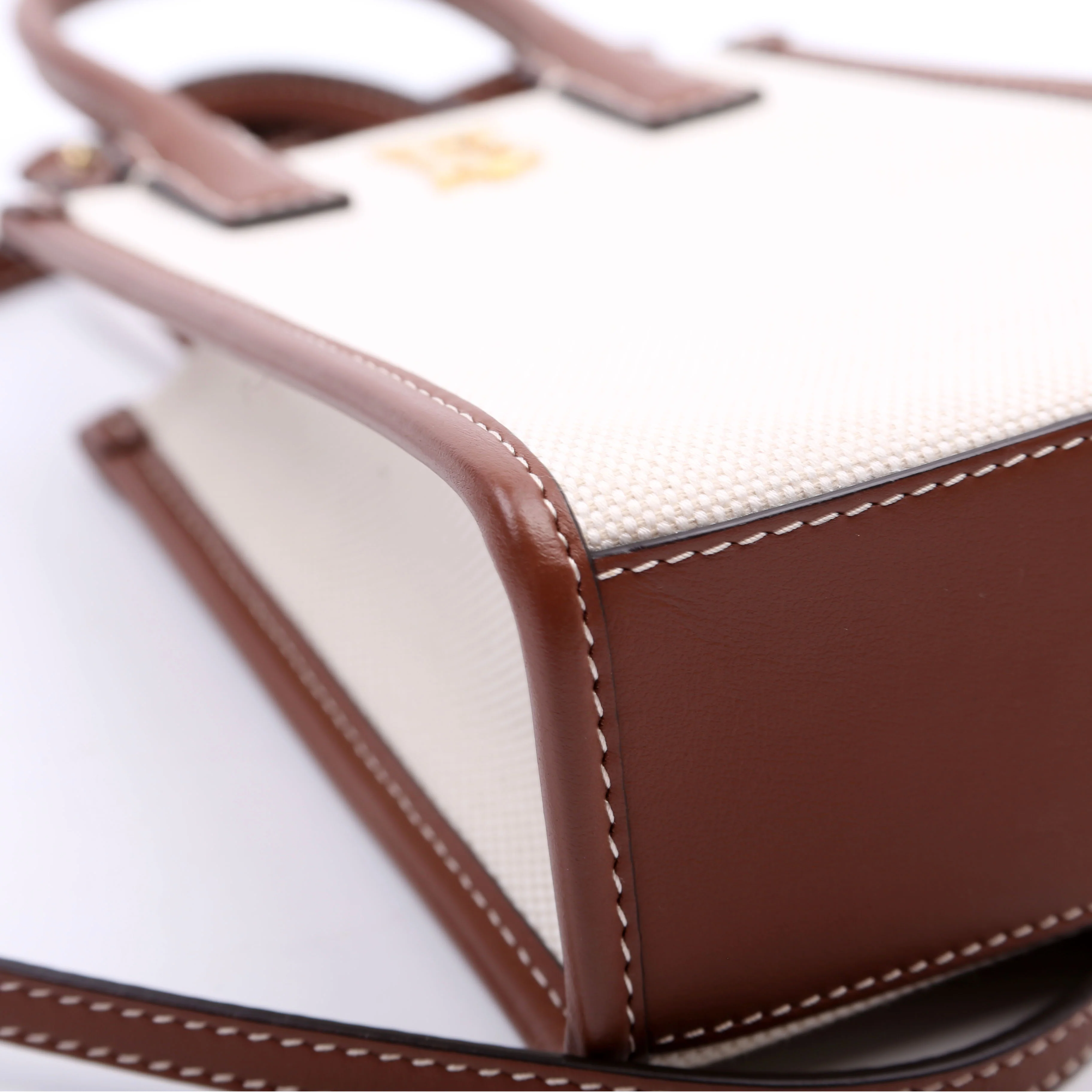 Micro Frances Phone Tote Canvas/Leather - Image 5