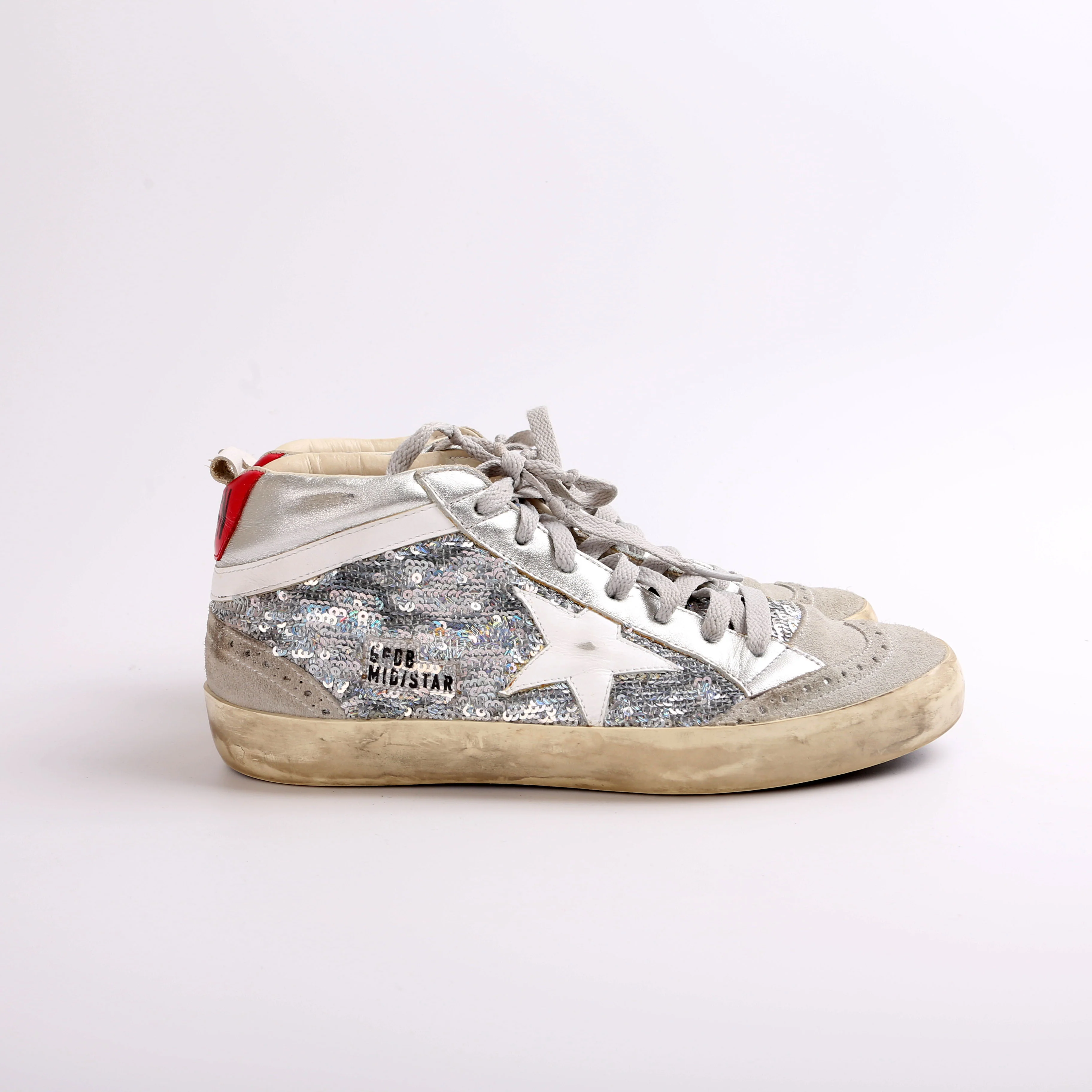 Mid Star Silver Glitter Size 39 - Image 3