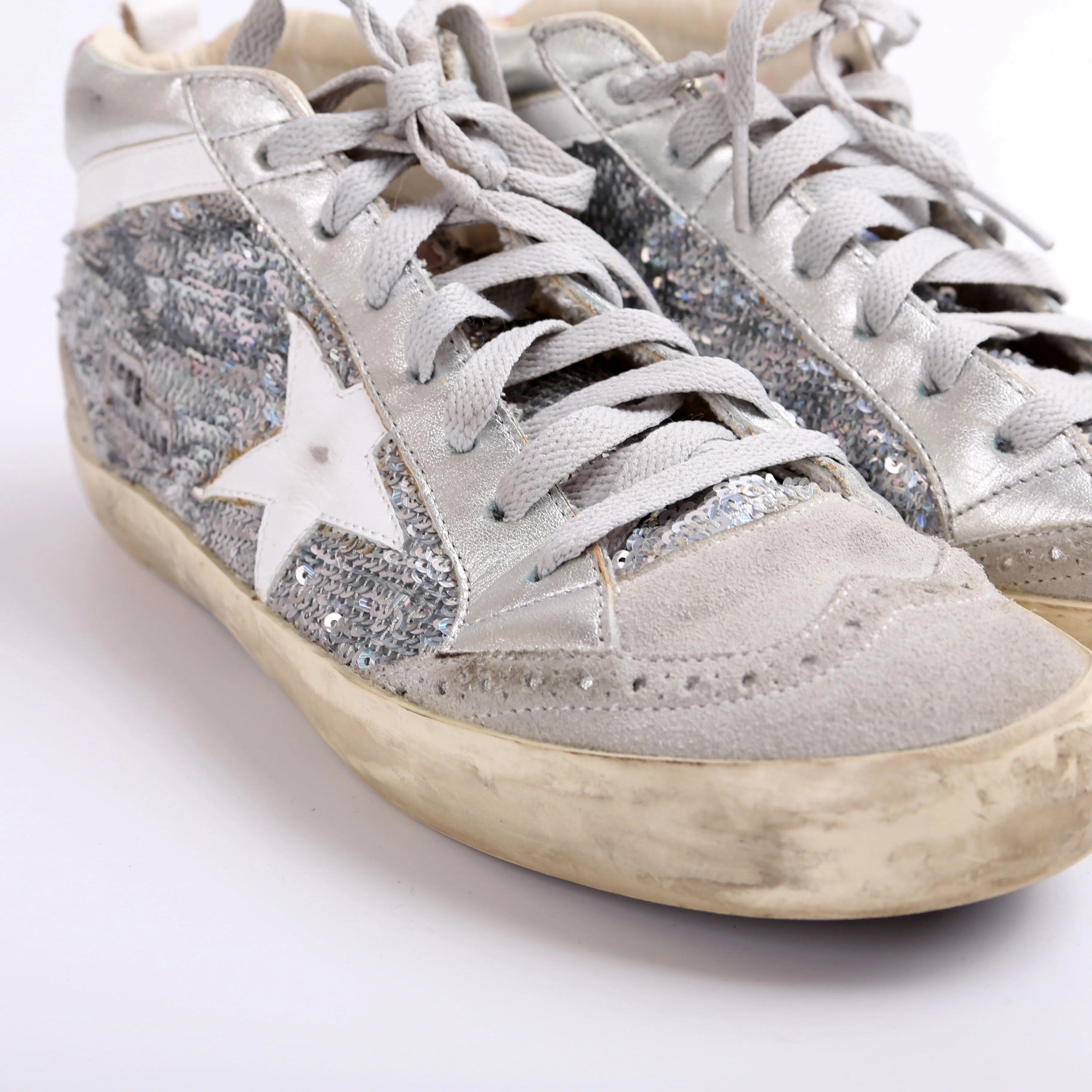 Mid Star Silver Glitter Size 39 - Image 9