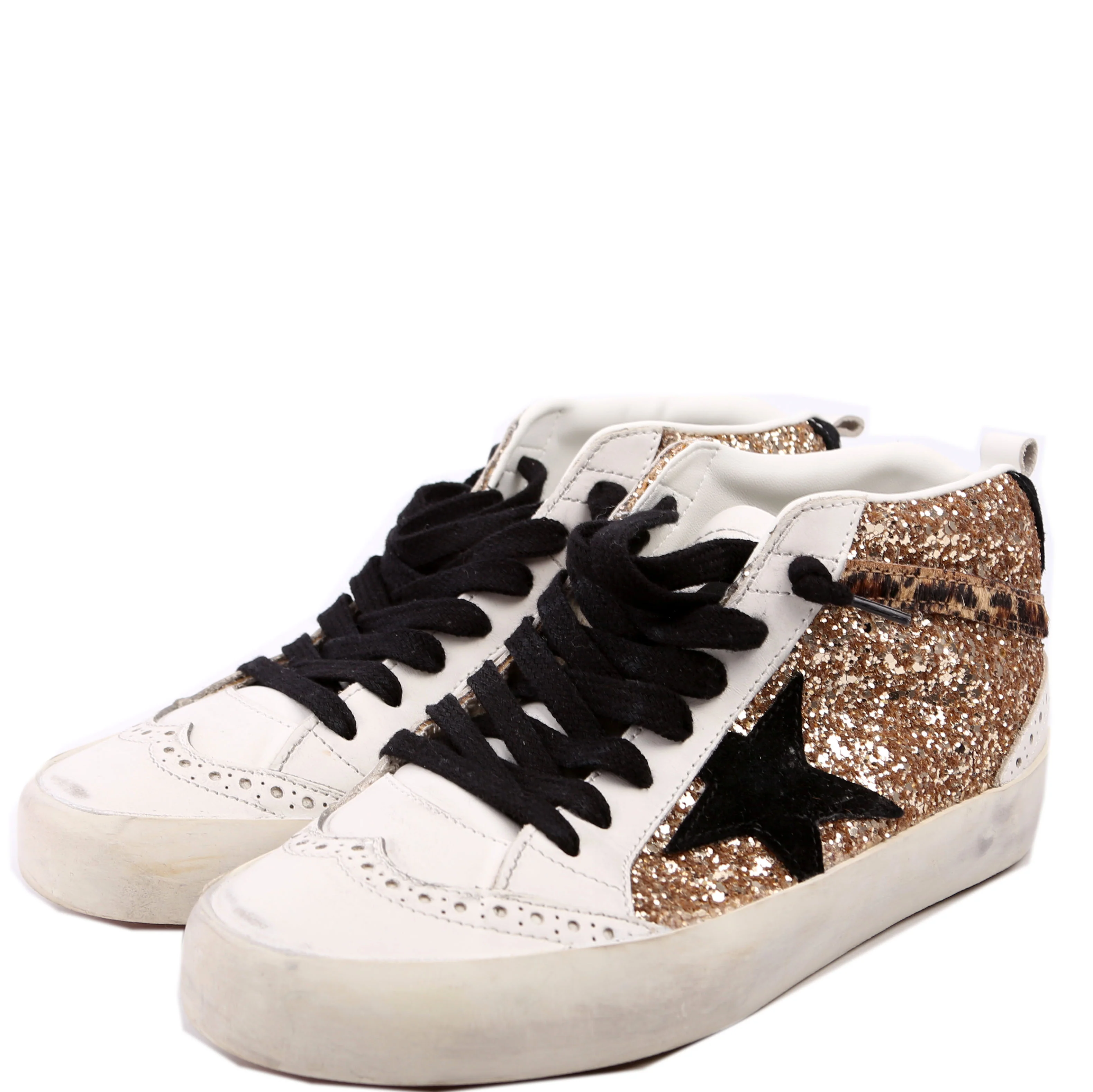 Midstar Glitter Sneakers Size 36 Gold