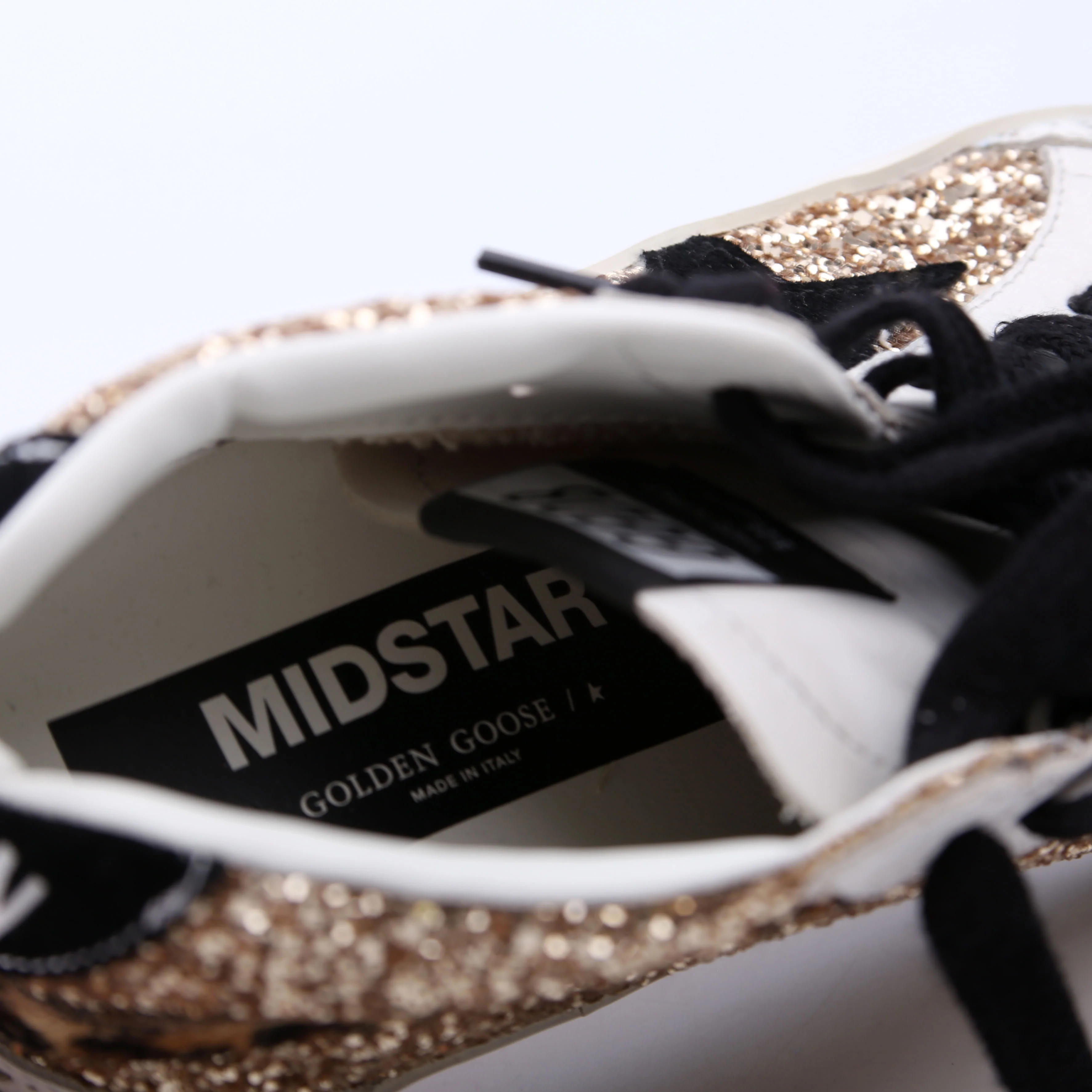 Midstar Glitter Sneakers Size 36 Gold - Image 8