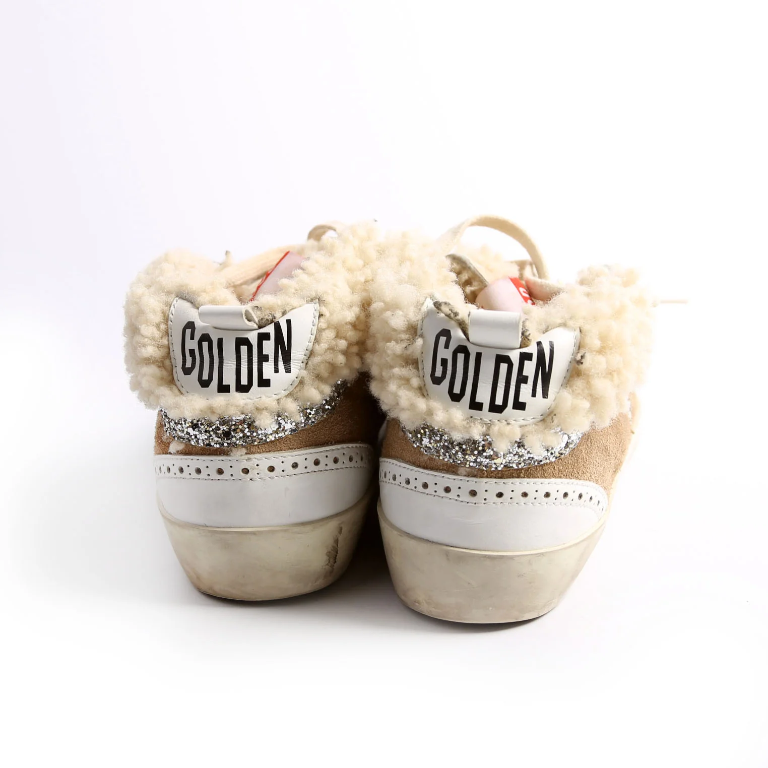 Midstar Sneakers Shearling/Suede Size 38 - Image 4