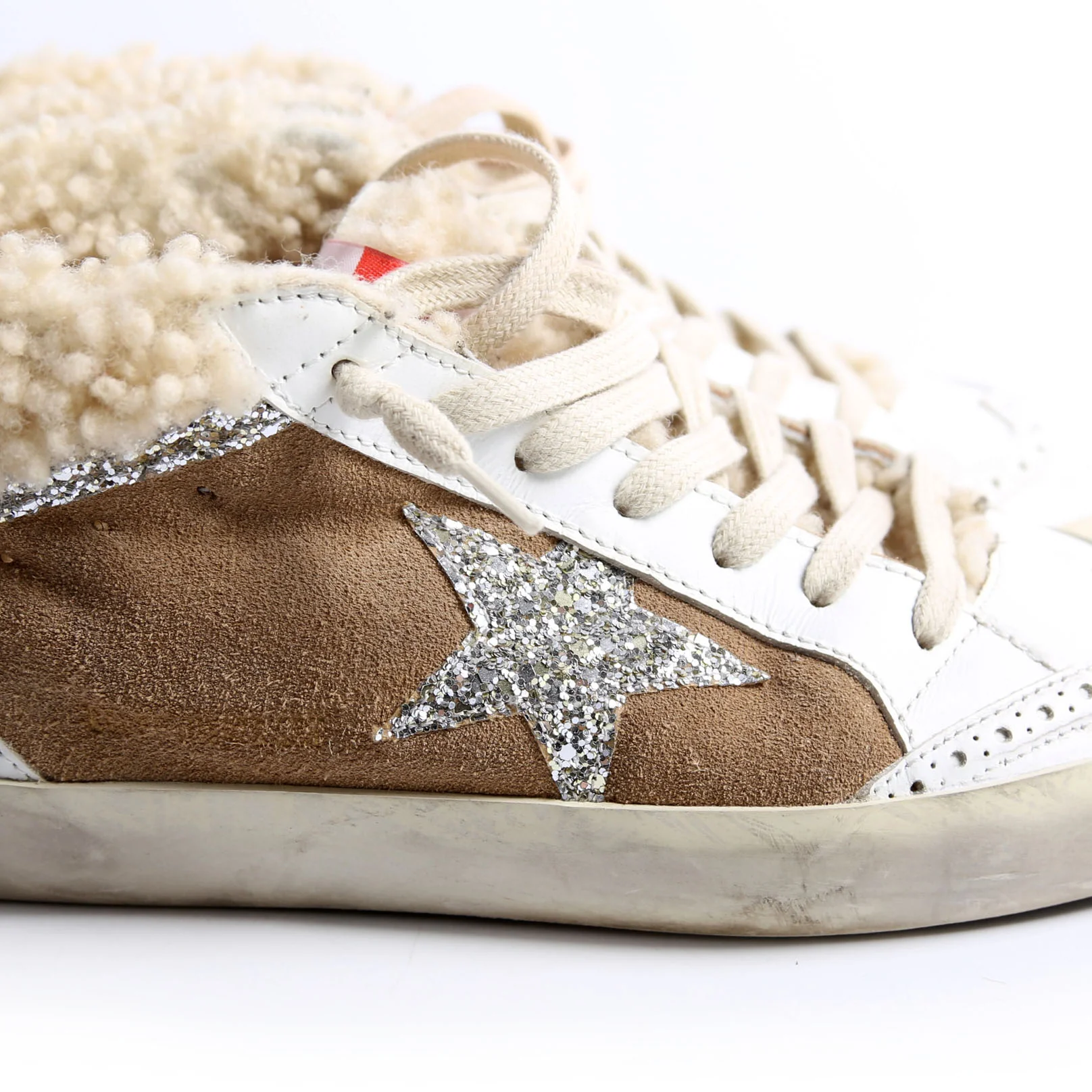 Midstar Sneakers Shearling/Suede Size 38 - Image 9