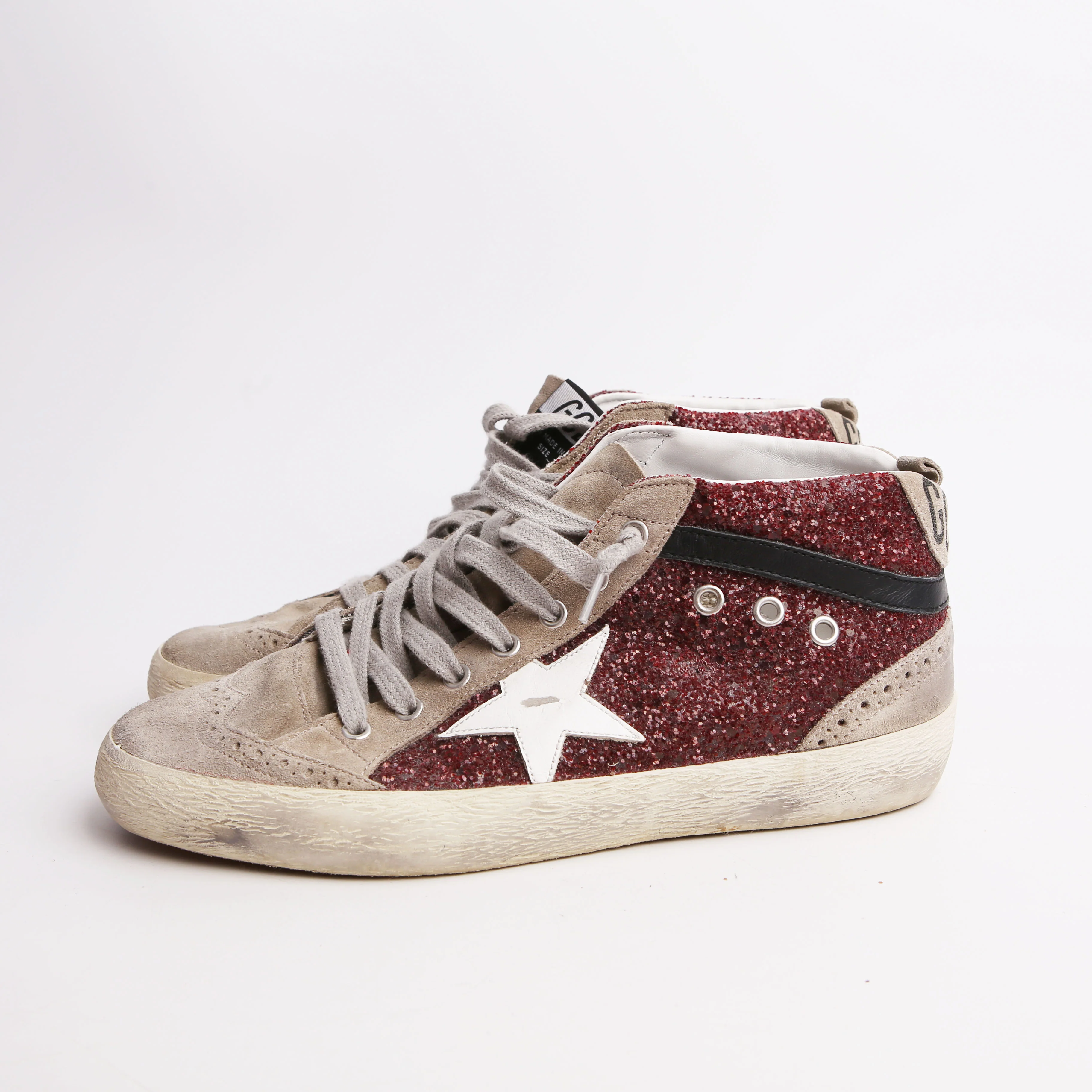 Midstar Sneakers Size 40 Burgundy - Image 2