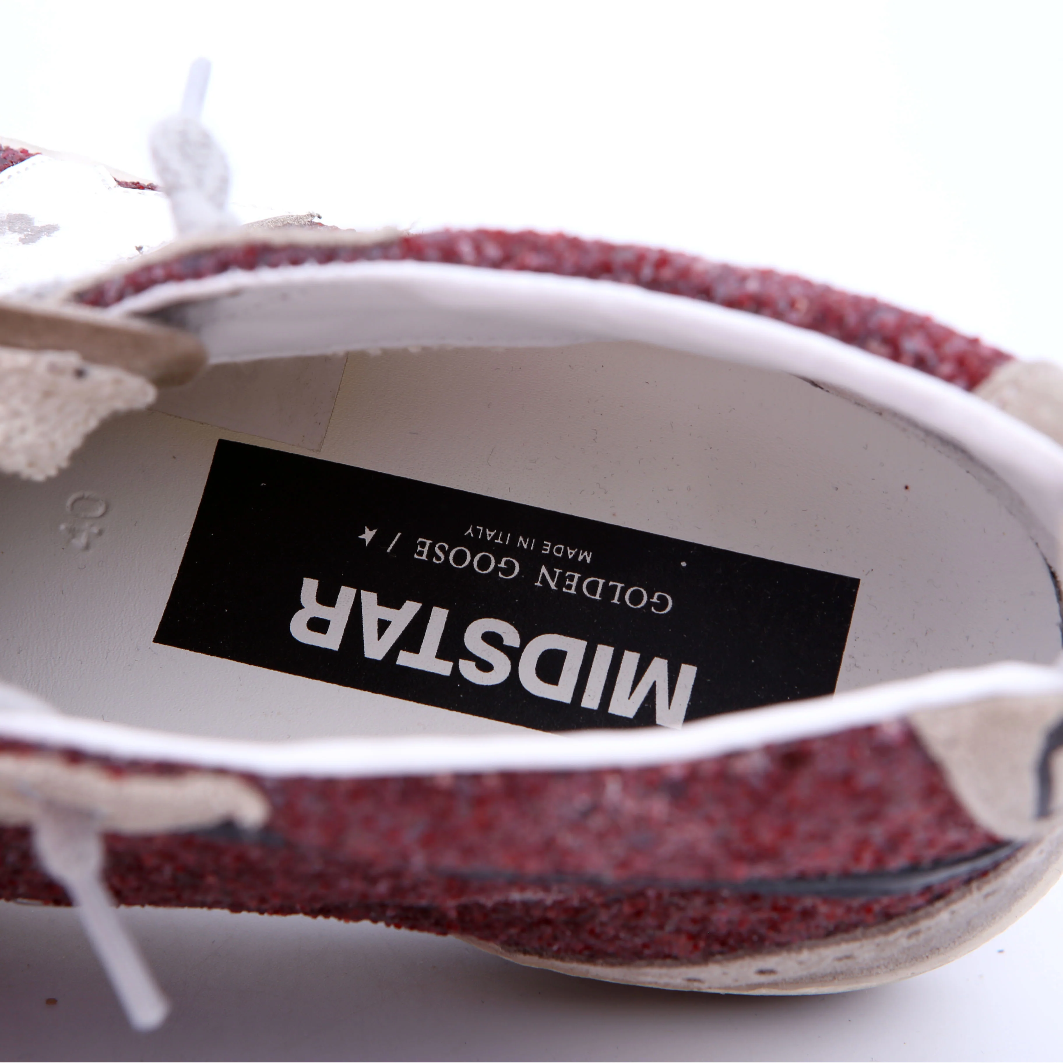 Midstar Sneakers Size 40 Burgundy - Image 8