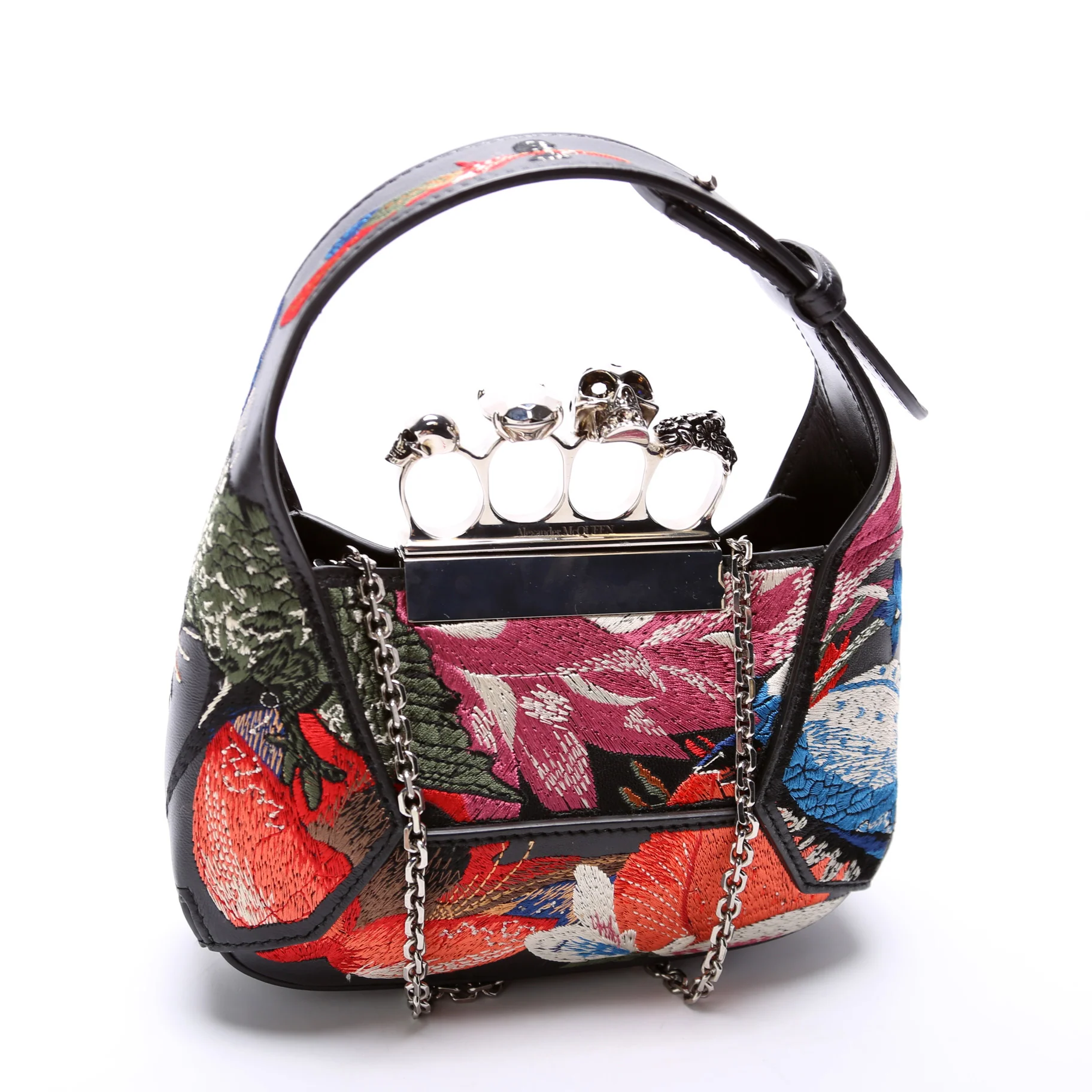 Mini Allover Jewel Top Handle Bag - Image 9