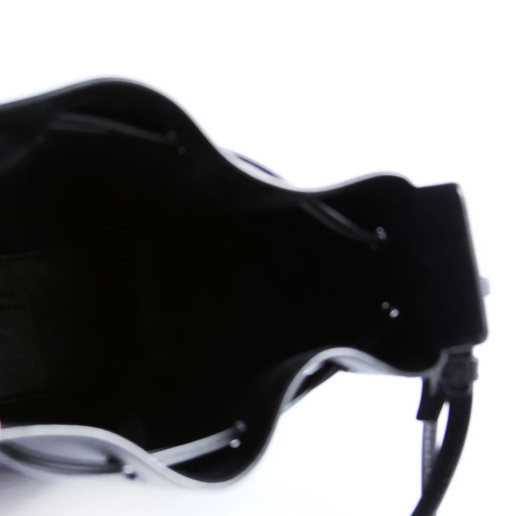 Mini Bucket Calfskin 817386 Black - Image 12