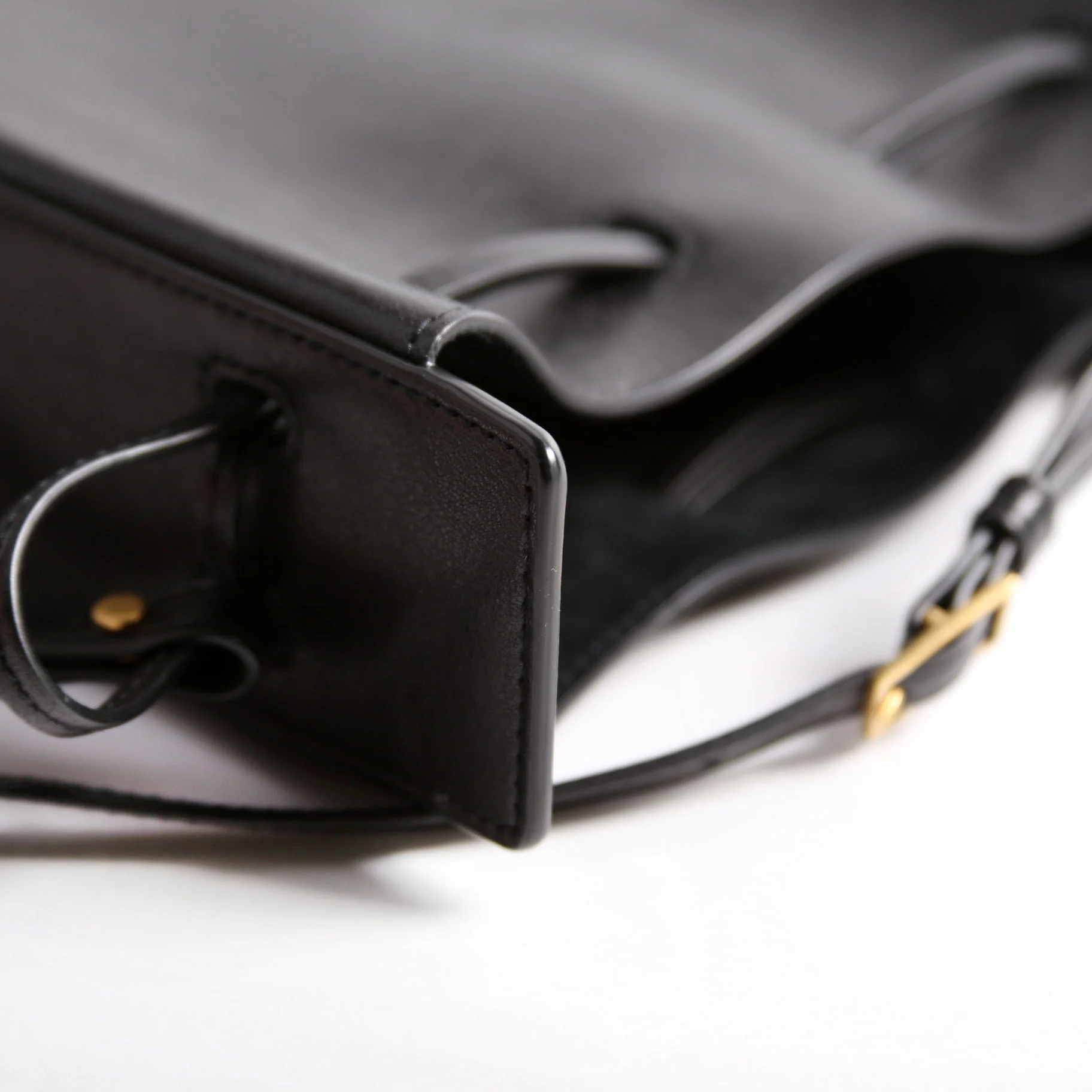 Mini Bucket Calfskin 817386 Black - Image 8