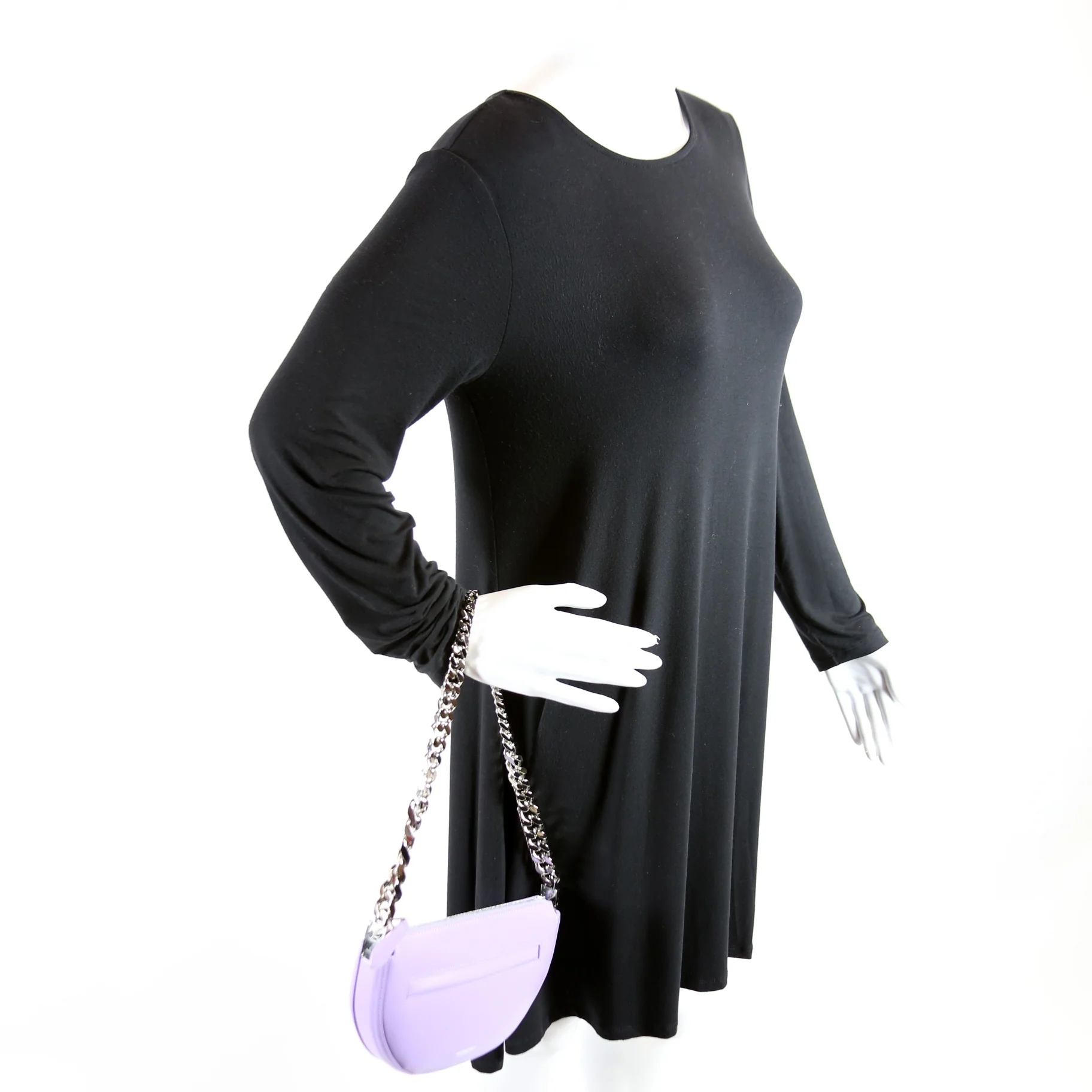 Mini Olympia Shoulder Bag Purple - Image 9