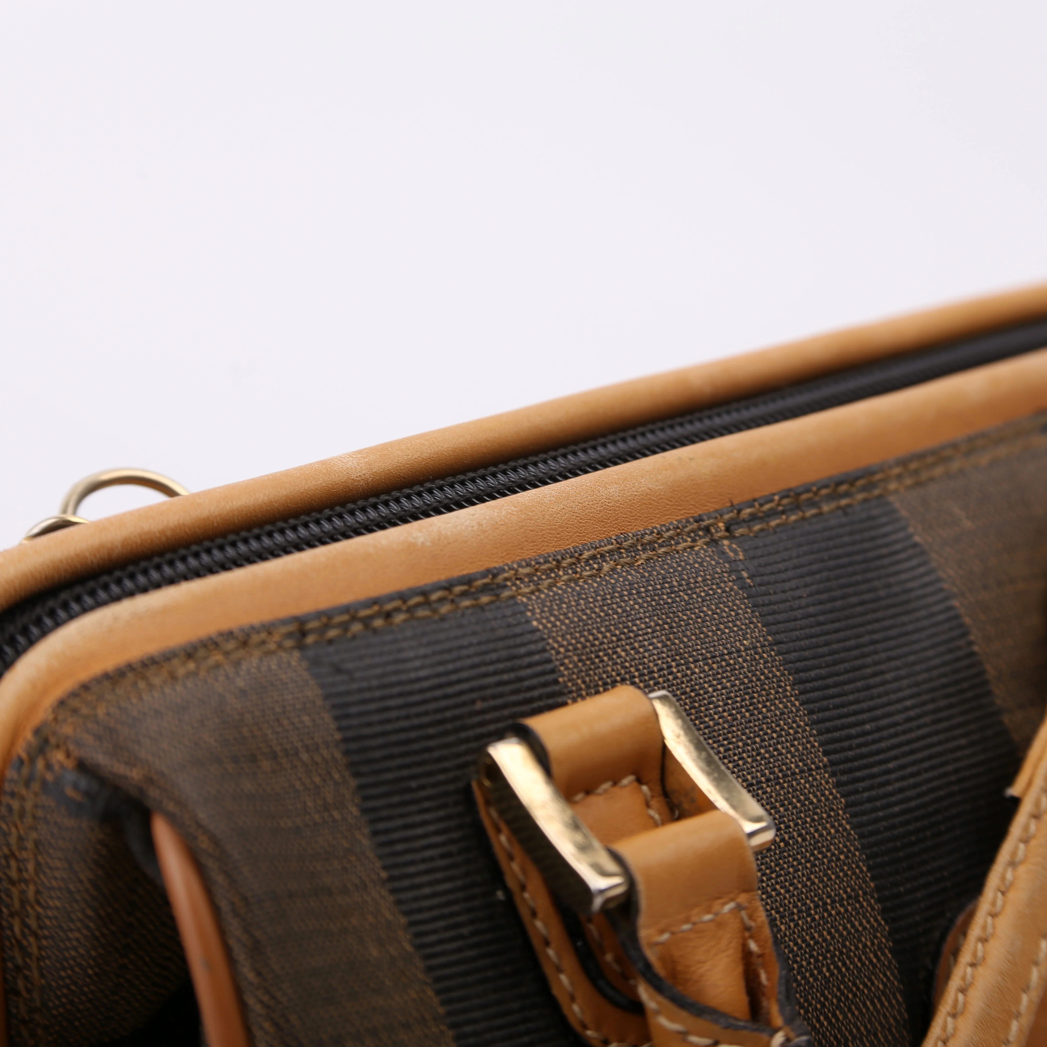 Mini Pequin Boston With Strap Tan - Image 14