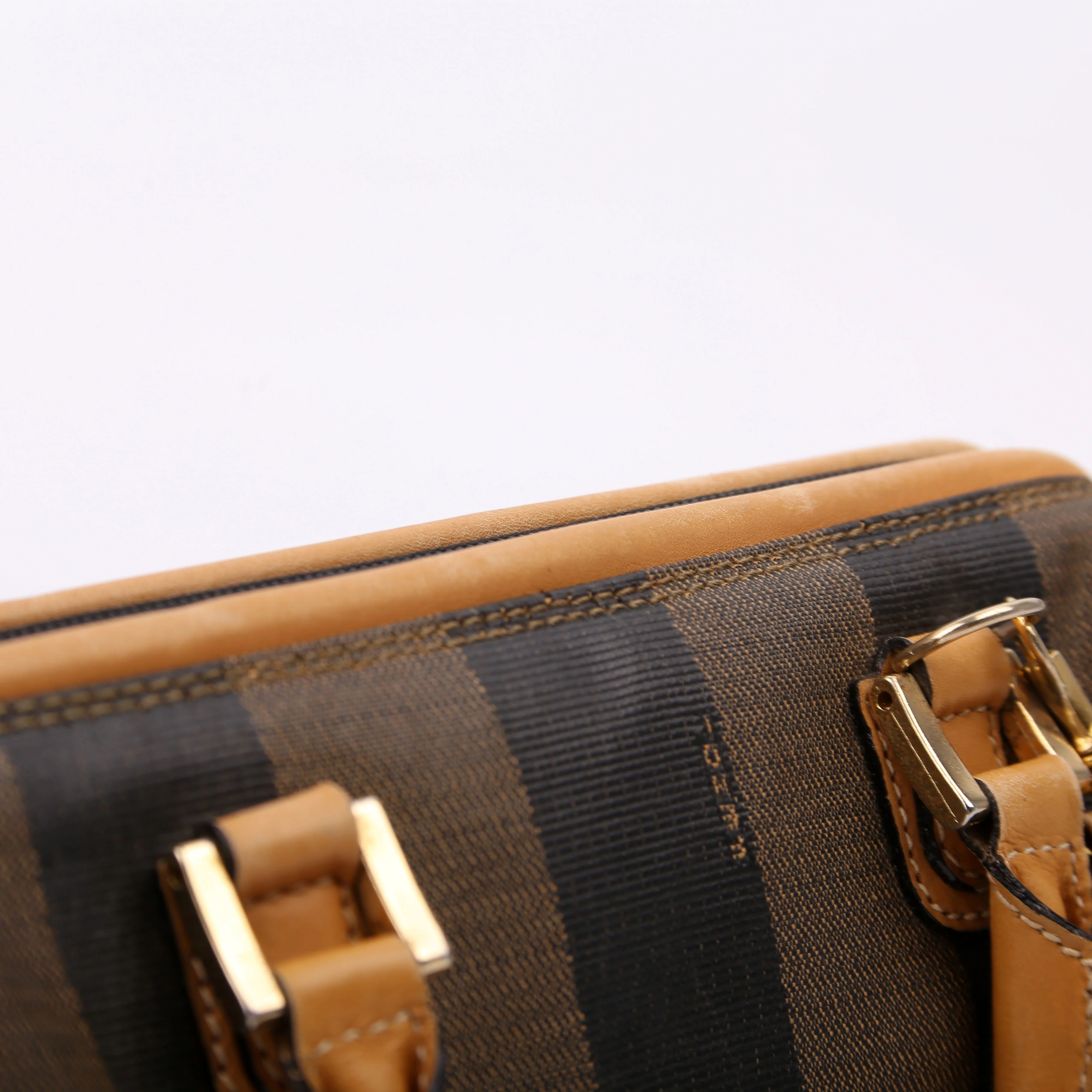 Mini Pequin Boston With Strap Tan - Image 15