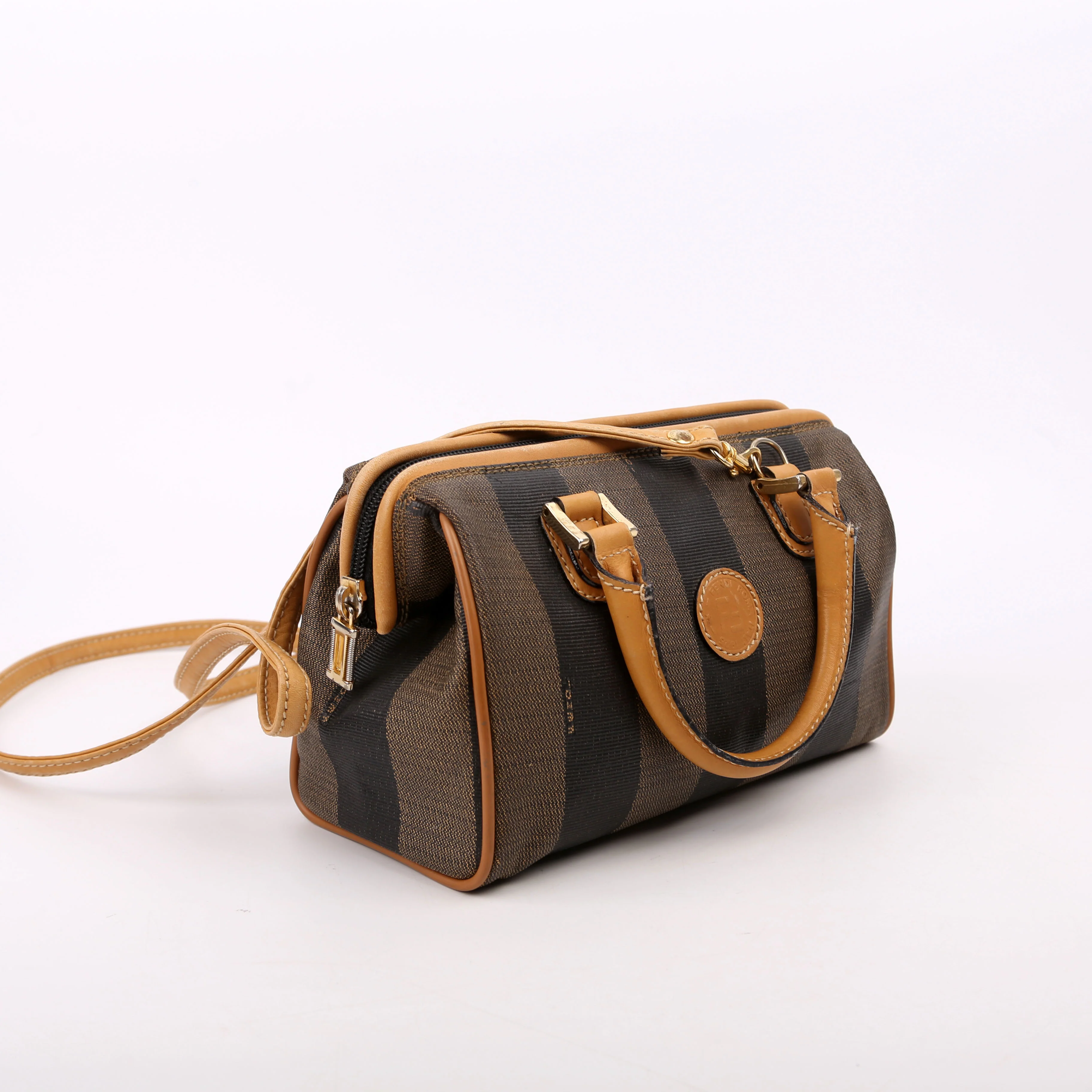 Mini Pequin Boston With Strap Tan - Image 2