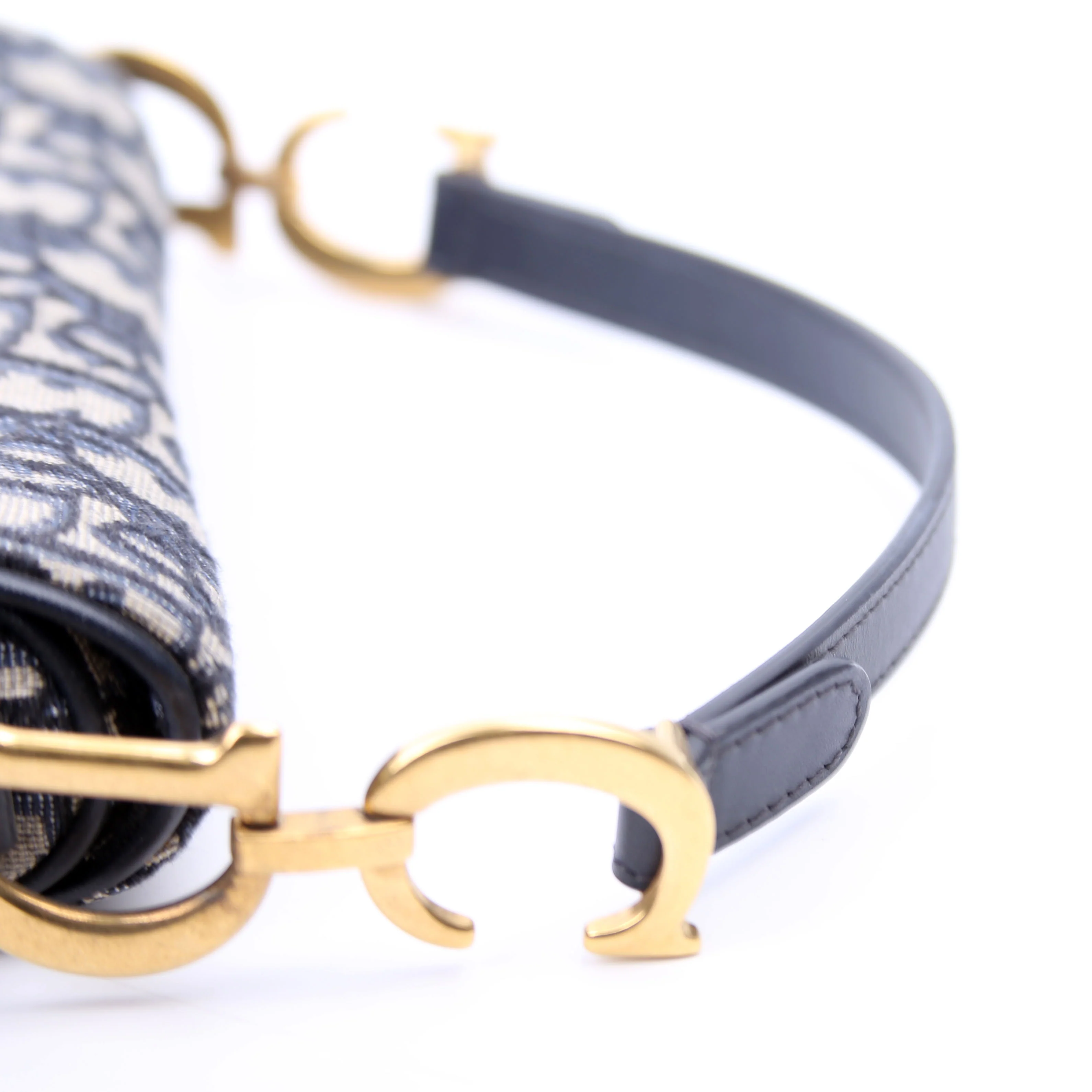 Mini Saddle Bag Oblique Navy - Image 9