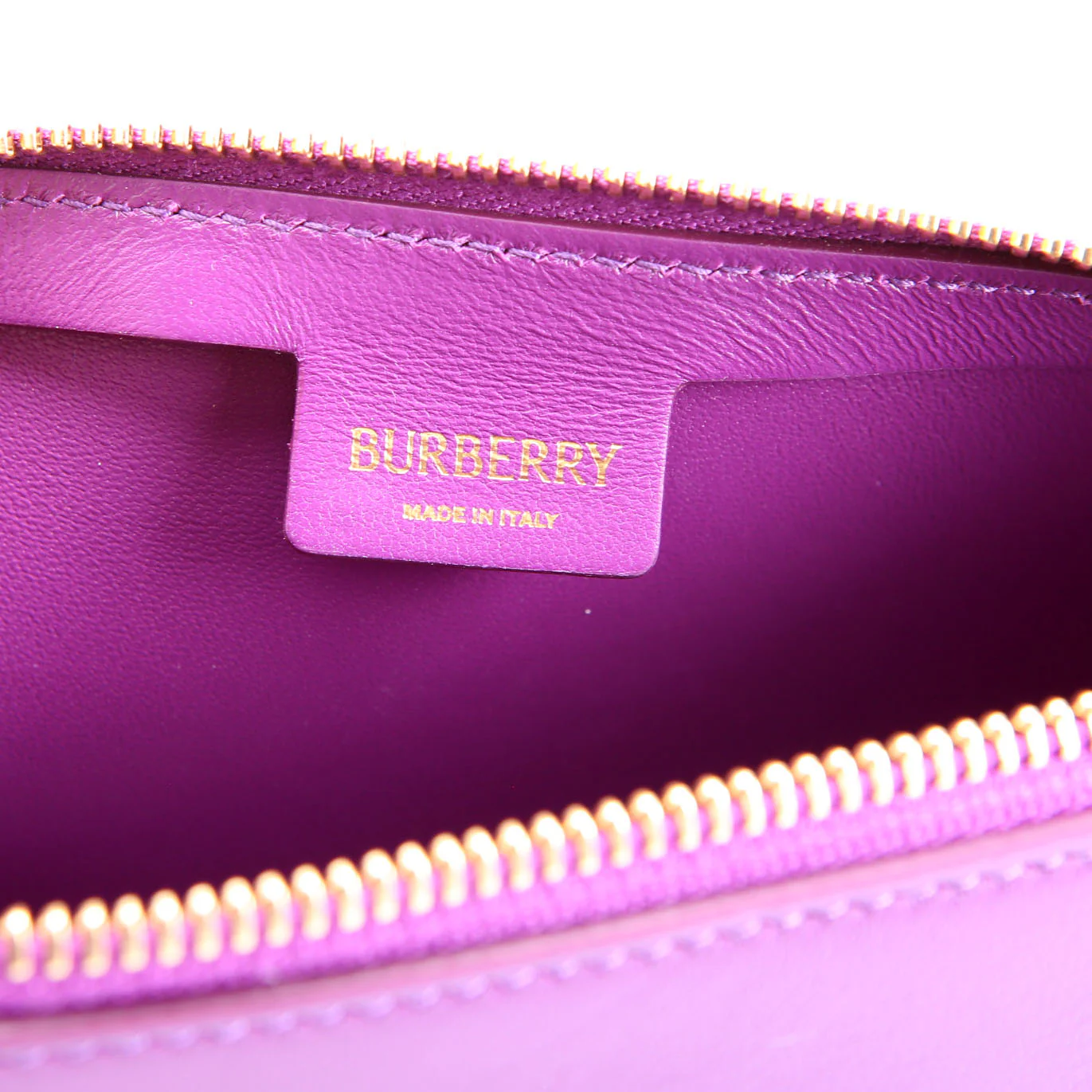 Mini Shield Leather Sling Bag Purple - Image 11