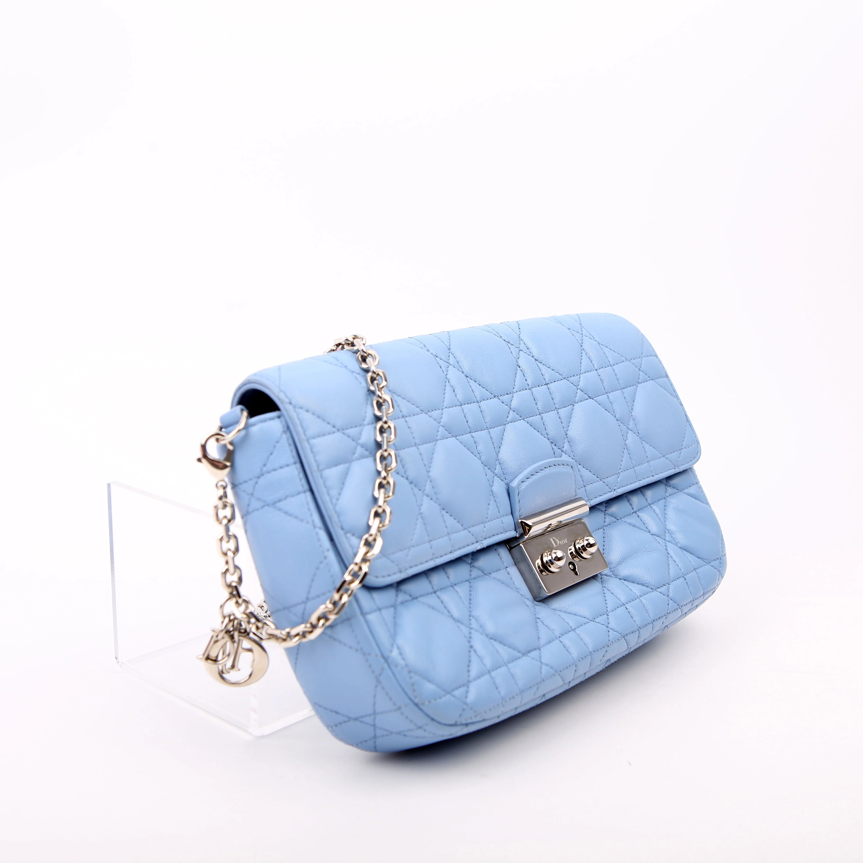 Miss Dior Wallet On Chain Blue - Image 2
