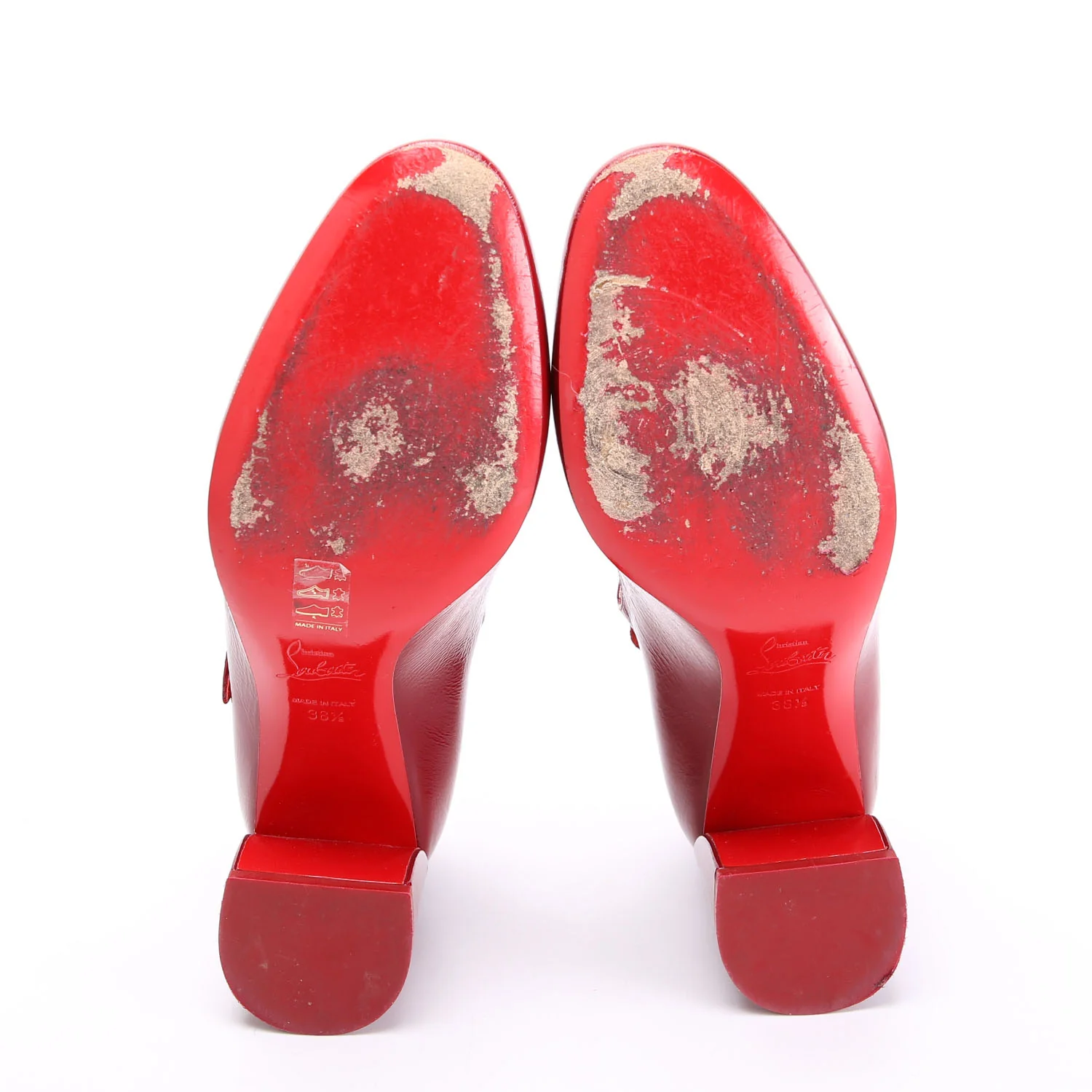 Miss Jane Patent 55MM Pumps Size 38.5 Red - Image 10