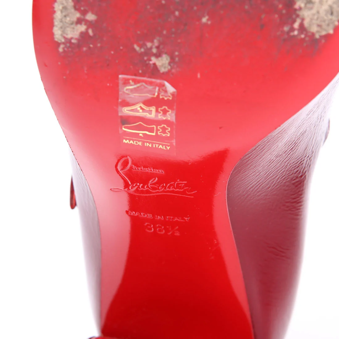 Miss Jane Patent 55MM Pumps Size 38.5 Red - Image 9