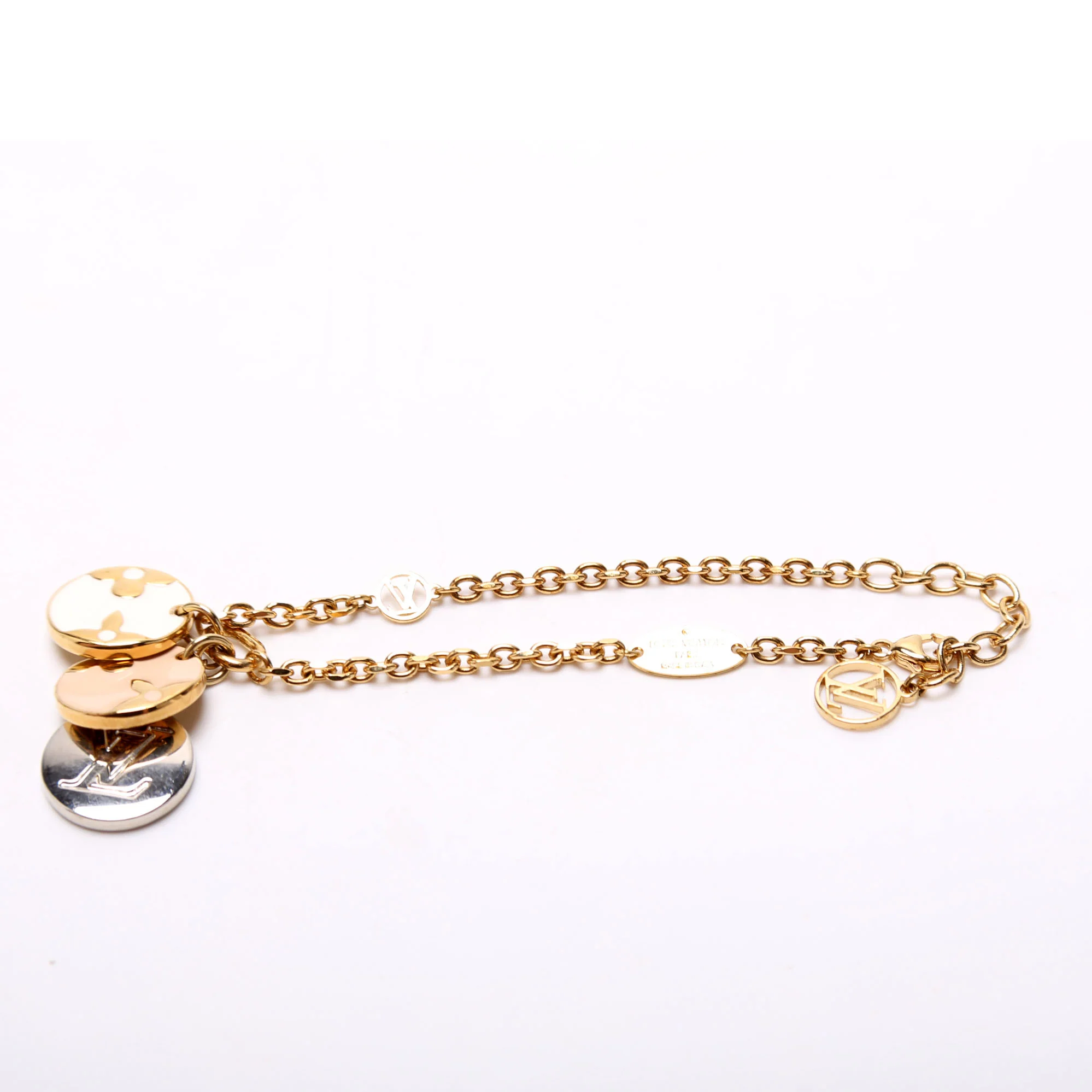 Miss LV Monogram Bracelet Gold/Silver - Image 3