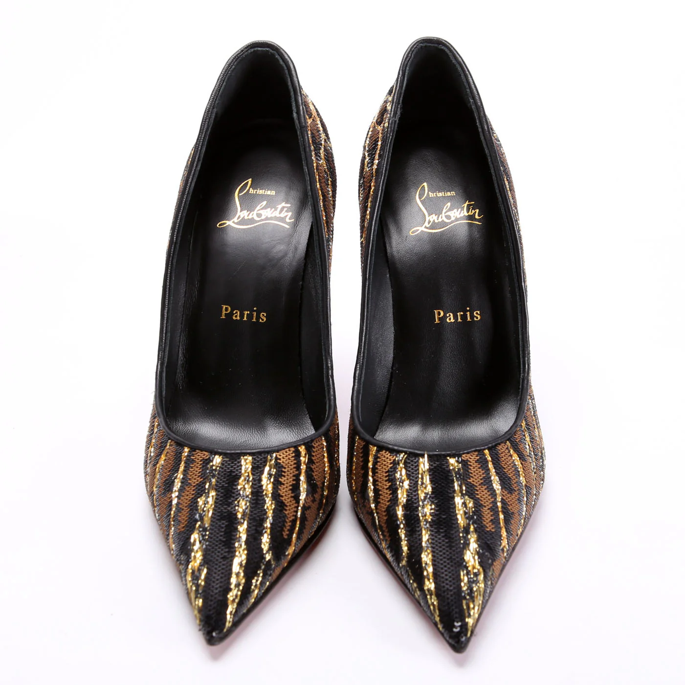 Miss Z Ocelot 100MM Sequin Pumps Size 37 - Image 2