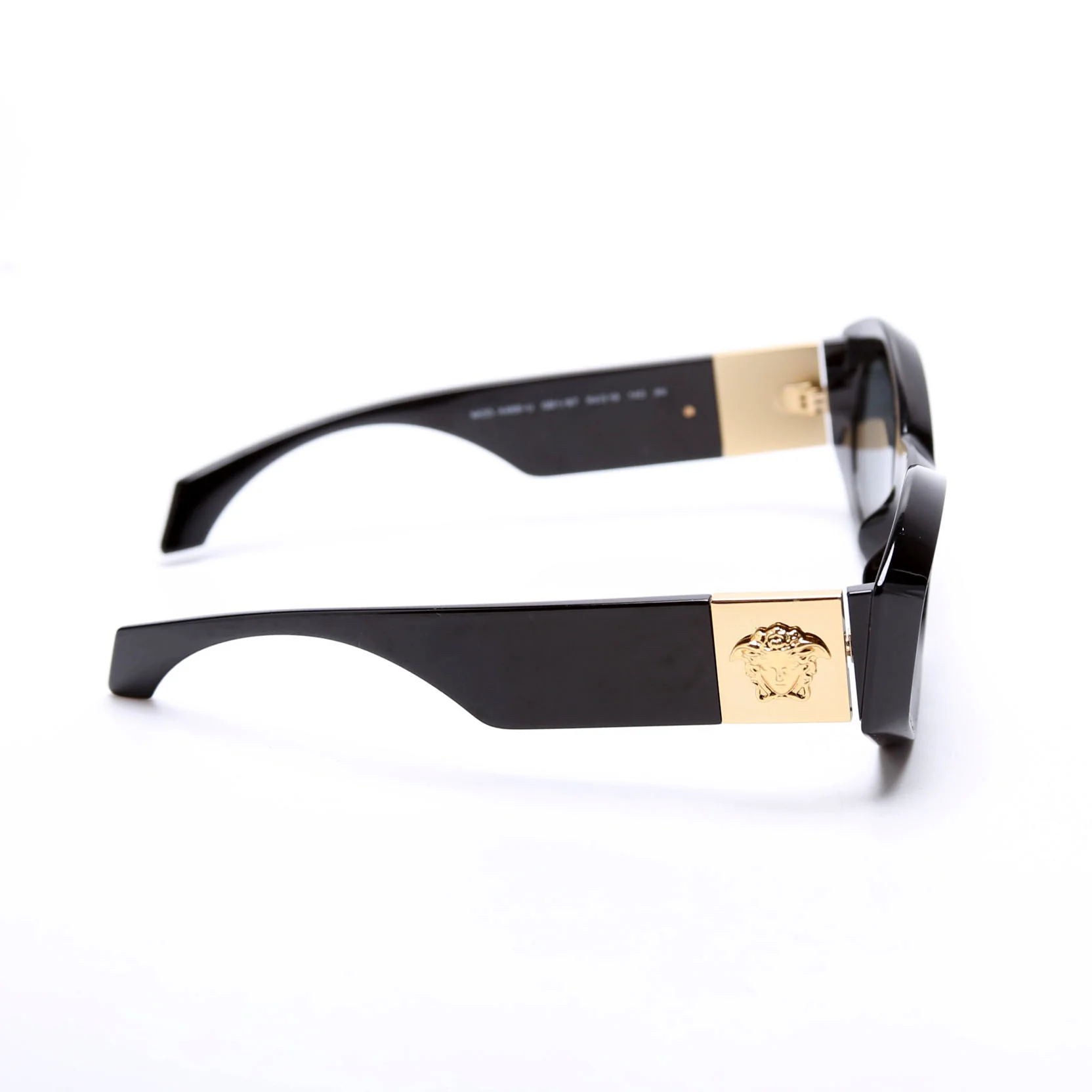 MOD 4466 Medusa Sunglasses Black/Gold - Image 3