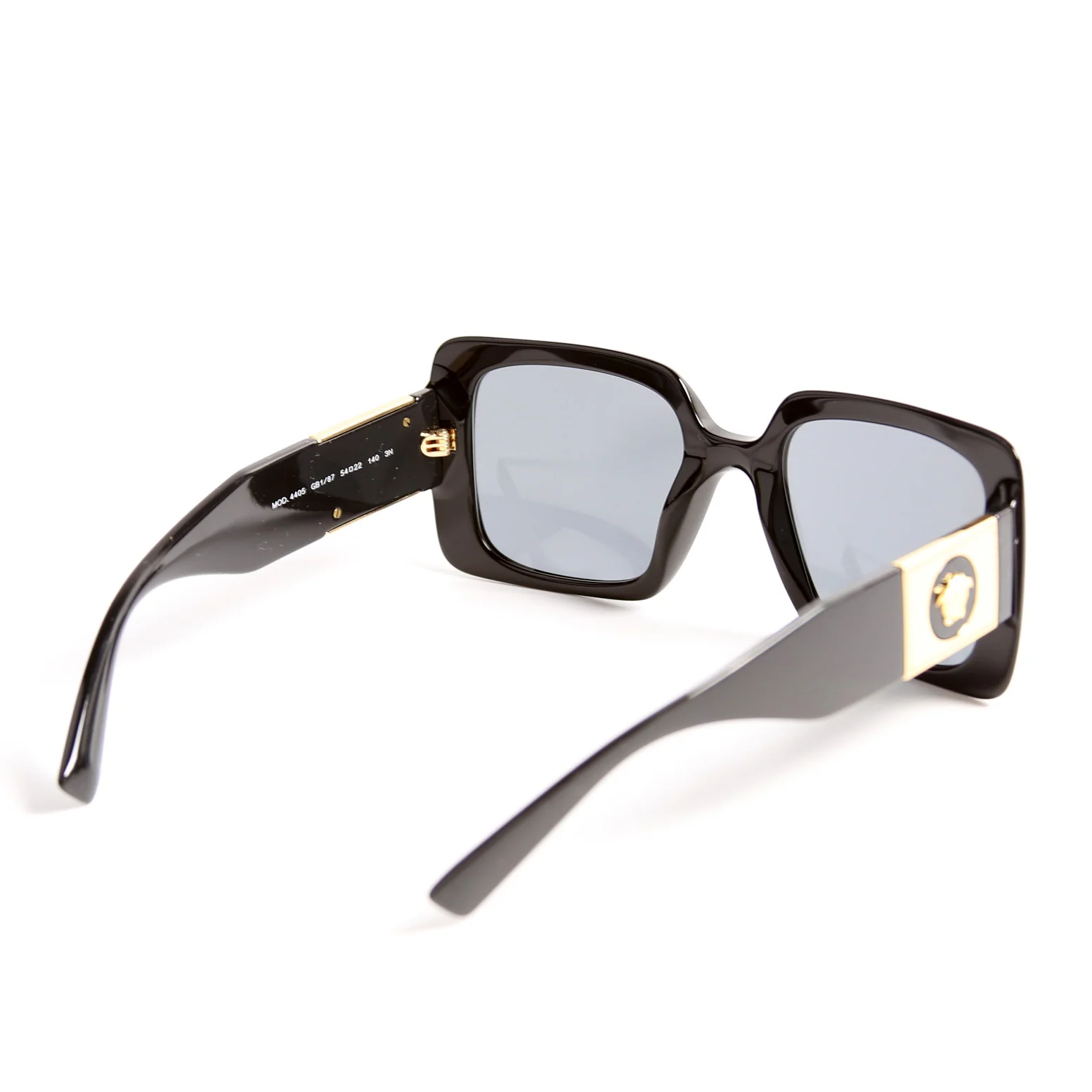 MOD4405 Medusa Square Sunglasses Black - Image 4