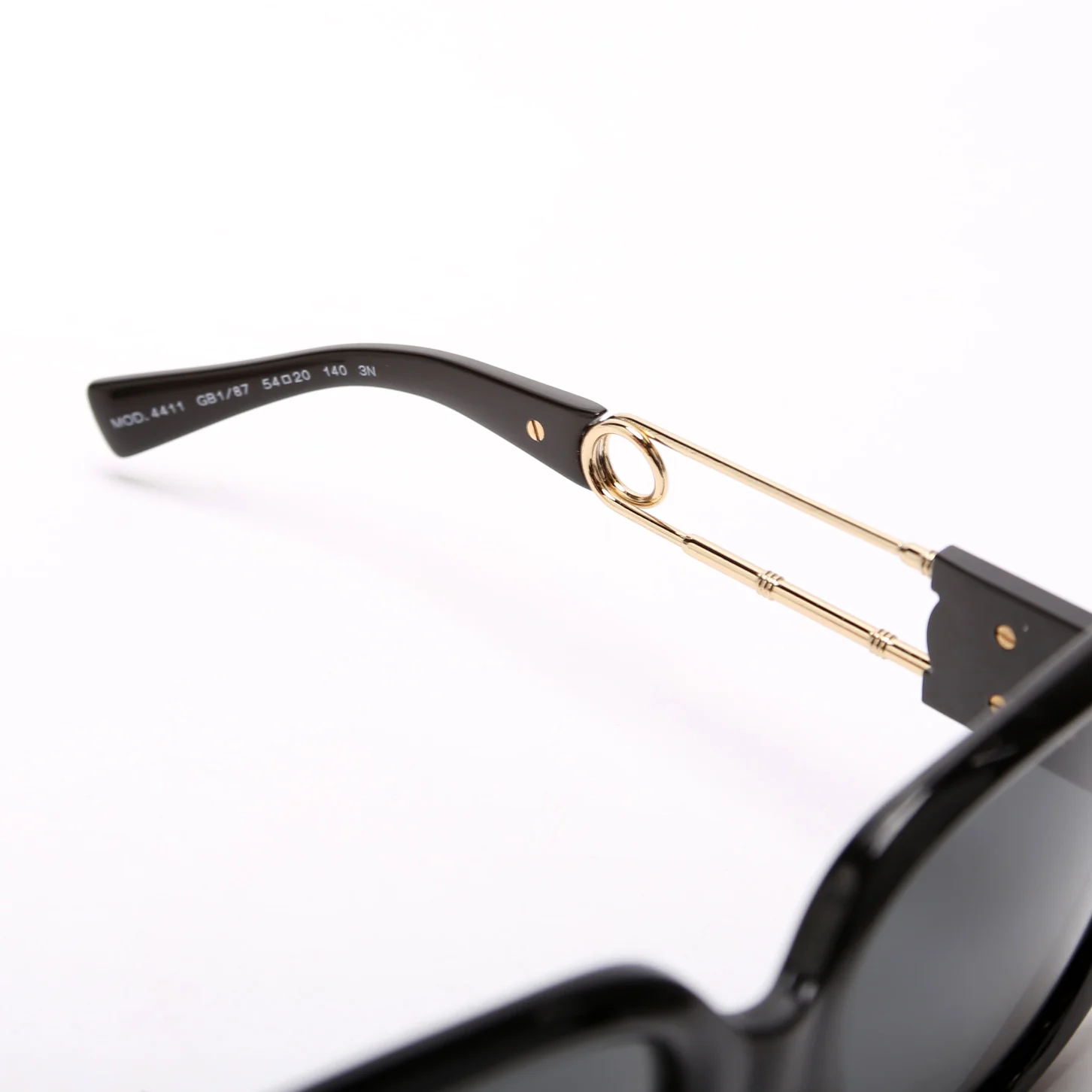 MOD4411 Square Sunglasses Black/Gold - Image 3