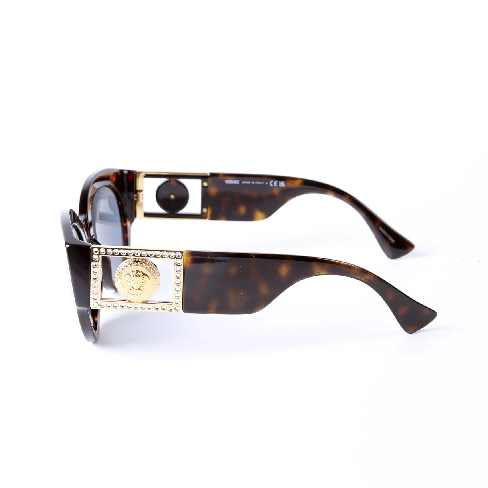MOD4438-B Medusa Cat Eye Sunglasses Brown/Gold - Image 2