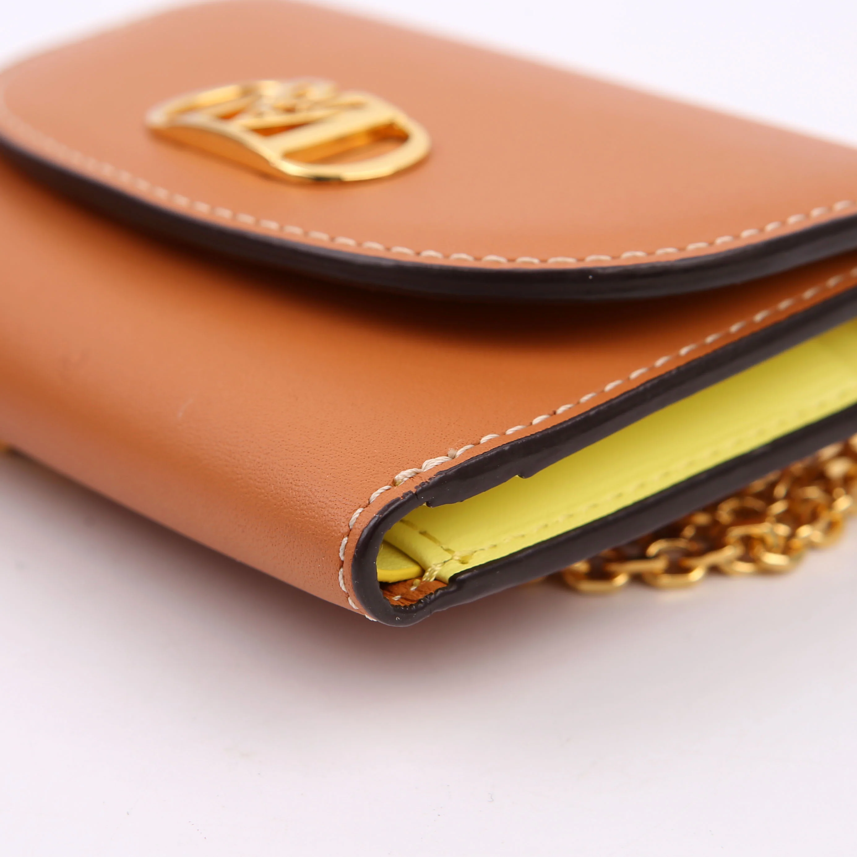 Mode Travia Mini Chain Wallet Brown - Image 6