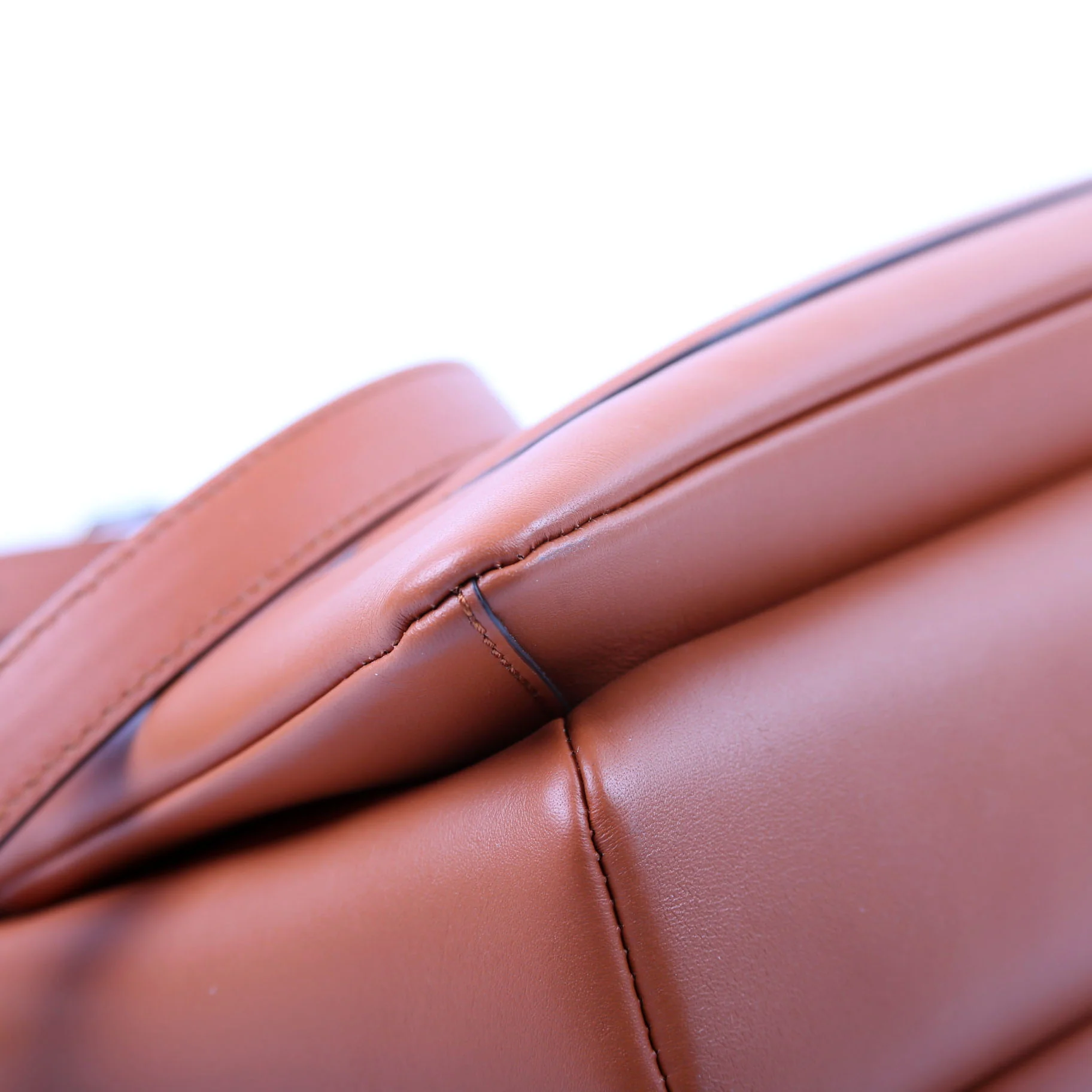 Mode Travia Small Spanish Leather Shoulder Bag Orange - Image 6