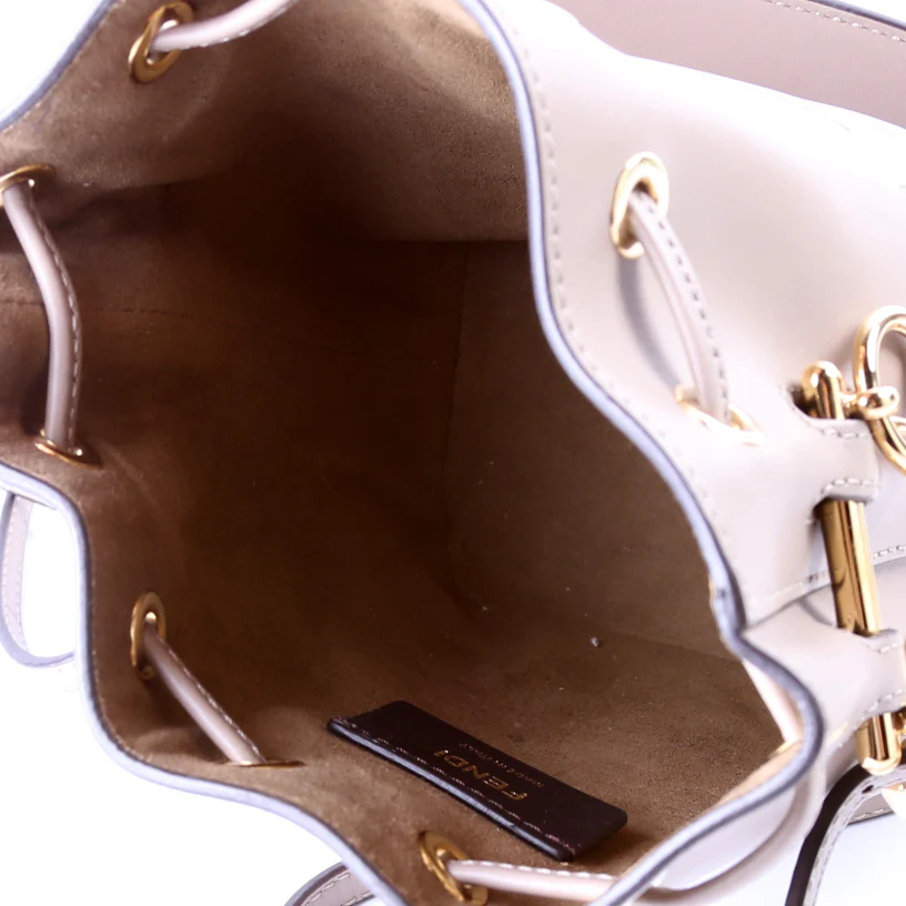 Mon Tresor Mini Bucket Leather FF - Image 5