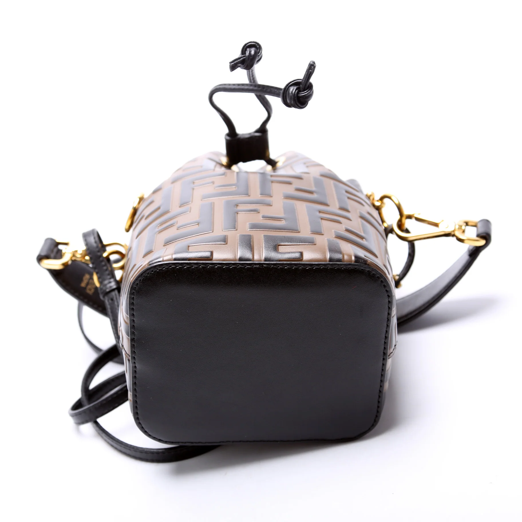Mon Tresor Mini Bucket Leather FF - Image 4