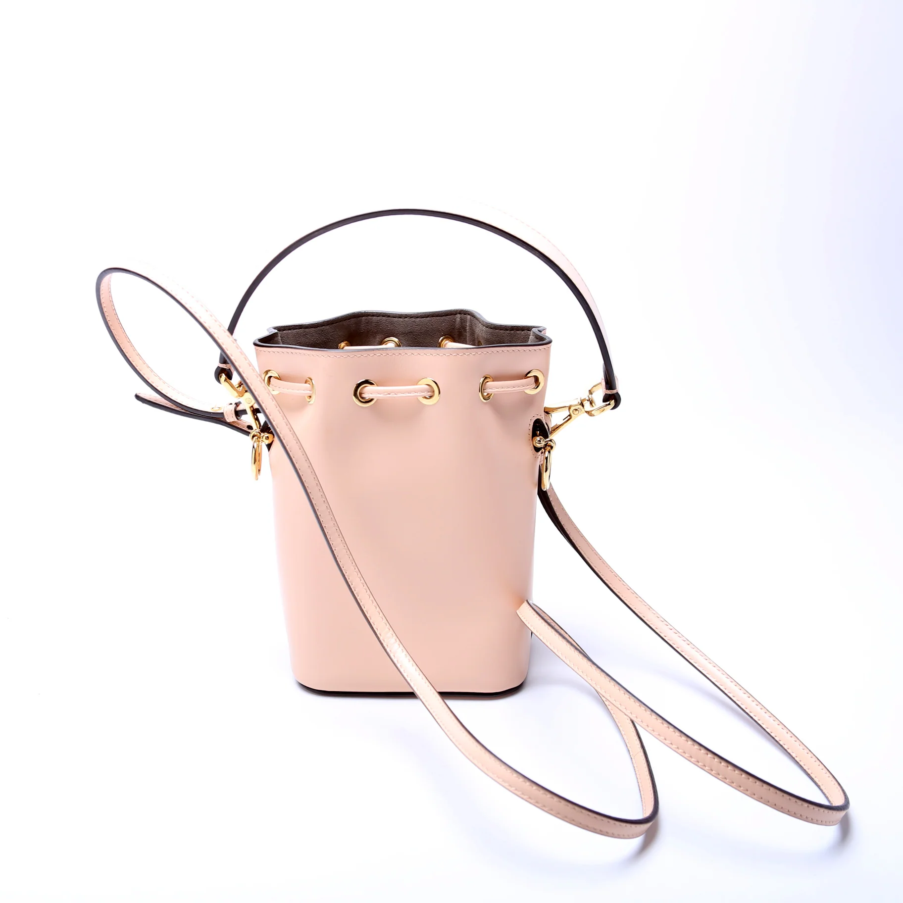 Mon Tresor Mini Bucket Leather FF 8BS010 - Image 3