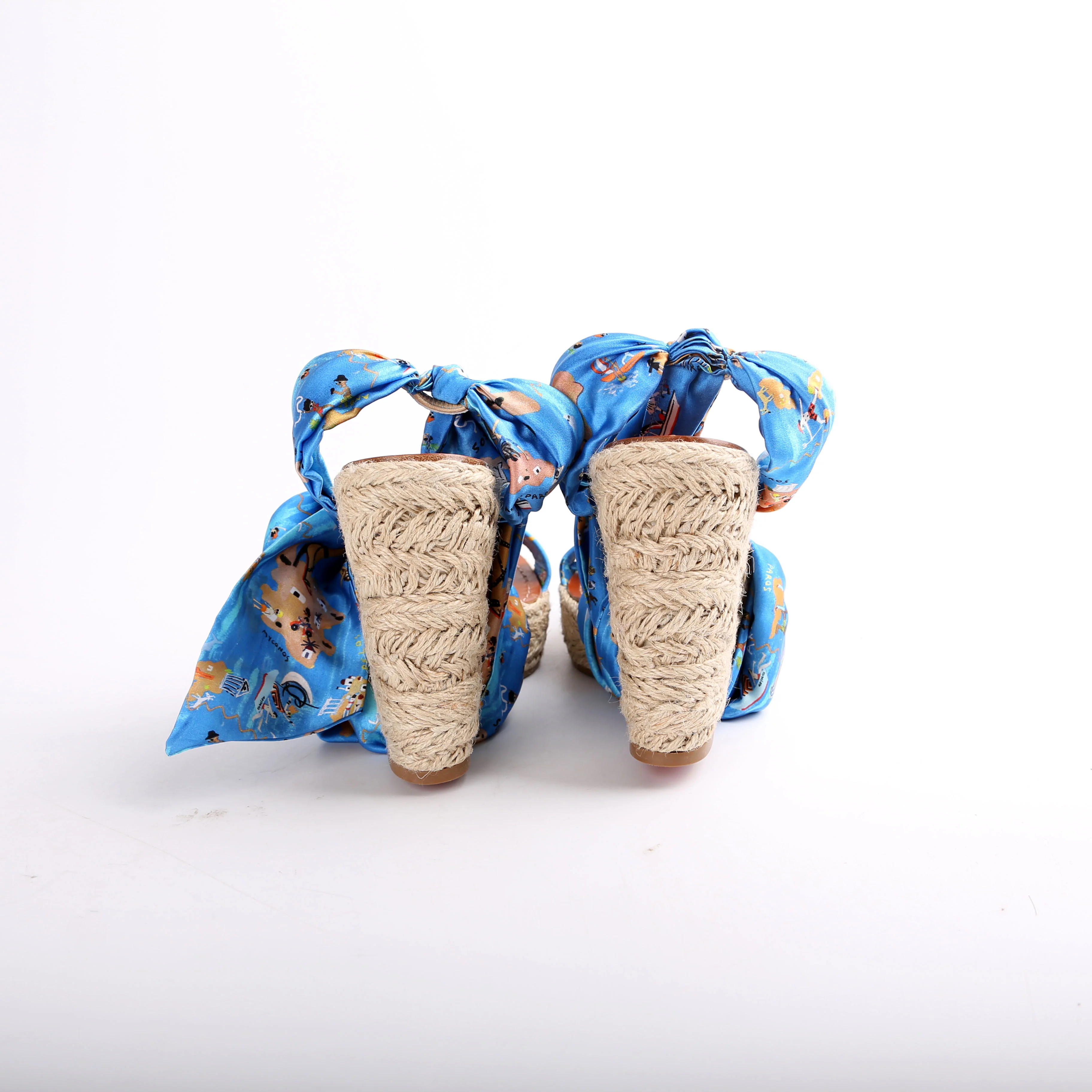 Monica Du Desert Espadrille Wedges Size 40 - Image 3