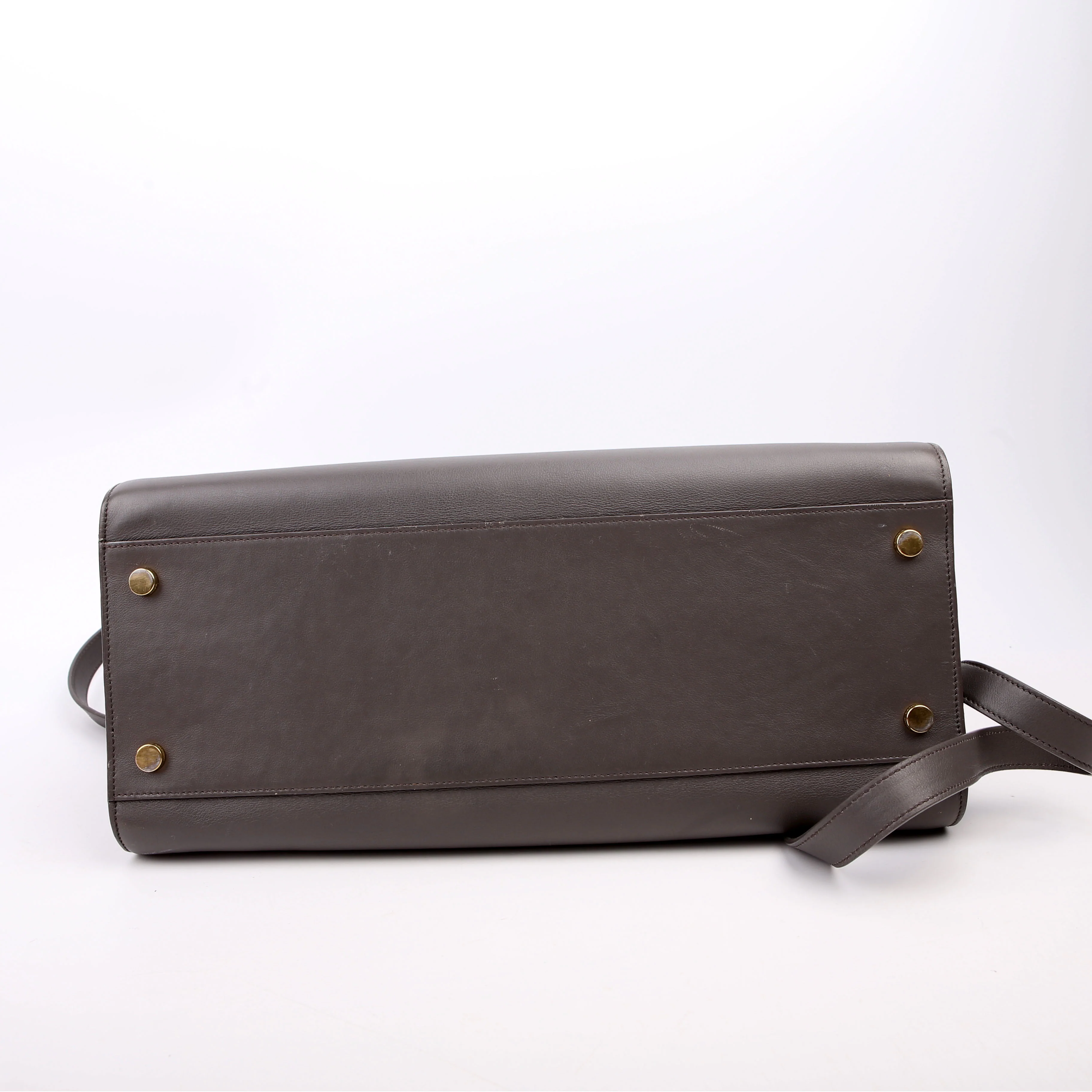 Monogram Cabas Medium Leather Grey - Image 4
