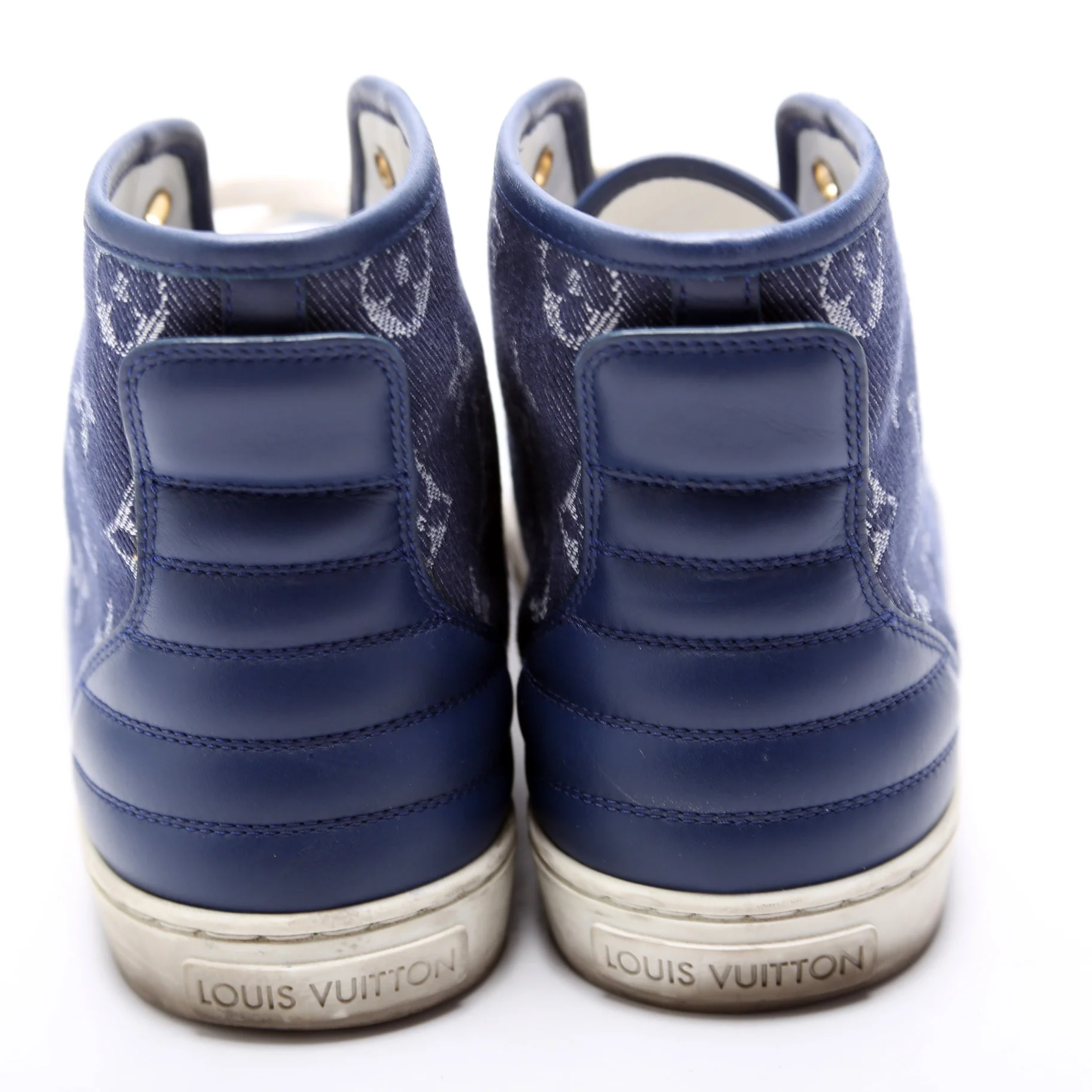 Monogram Hightop Sneakers Size 37 - Image 4