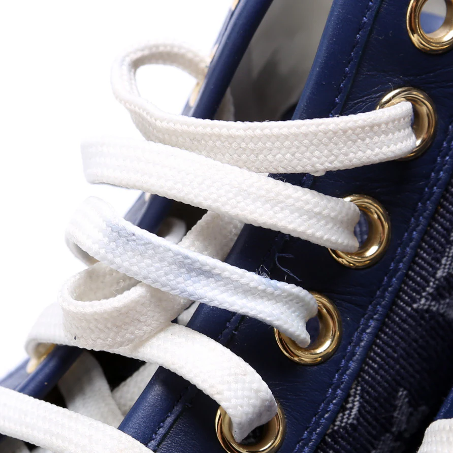 Monogram Hightop Sneakers Size 37 - Image 8