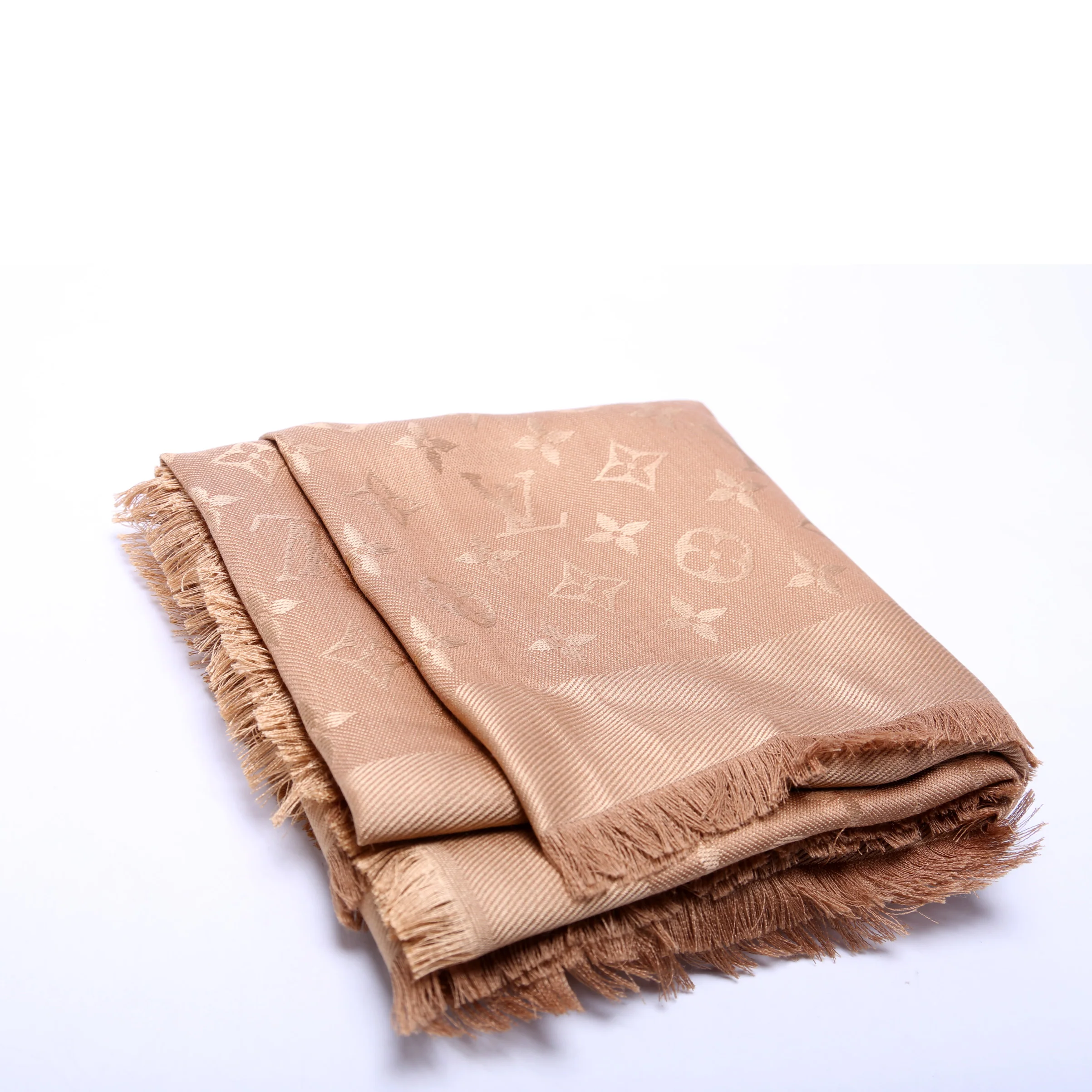 Monogram Shaw Silk/Wool Scarf - Image 2