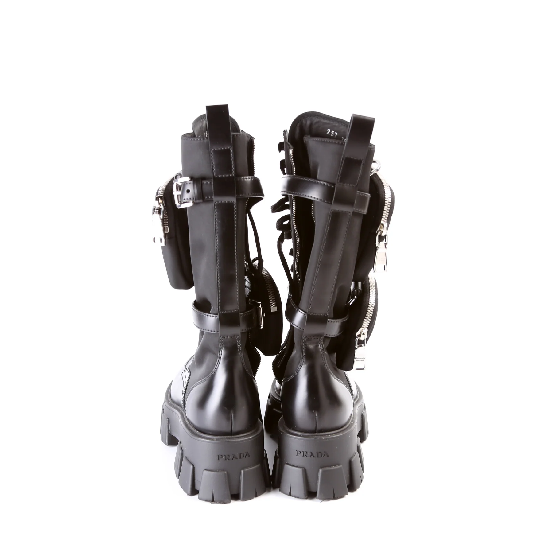 Monolith Lace Up Knee High Combat Boots Size 38 - Image 4