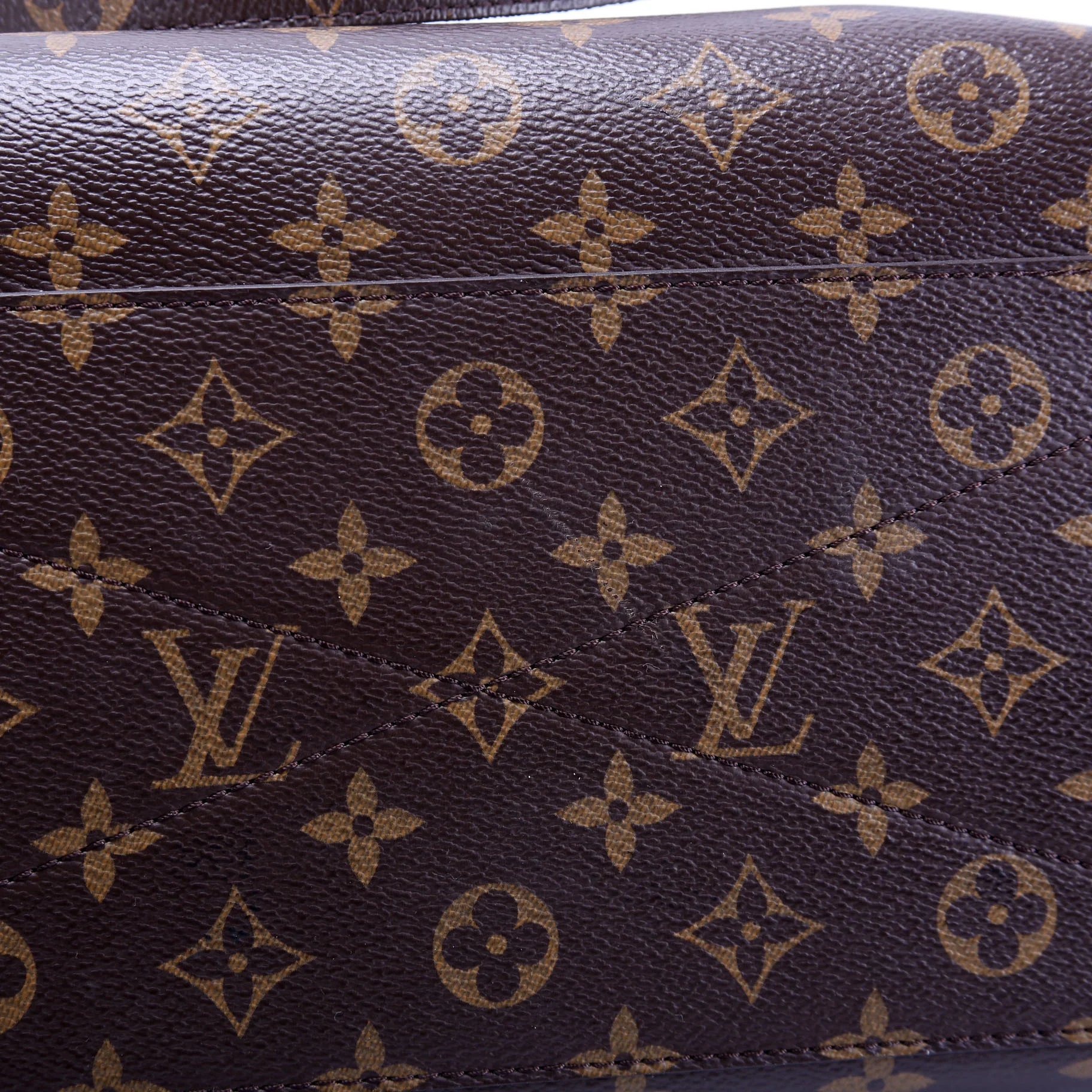 Montaigne GM Monogram Brown/Burgundy - Image 5