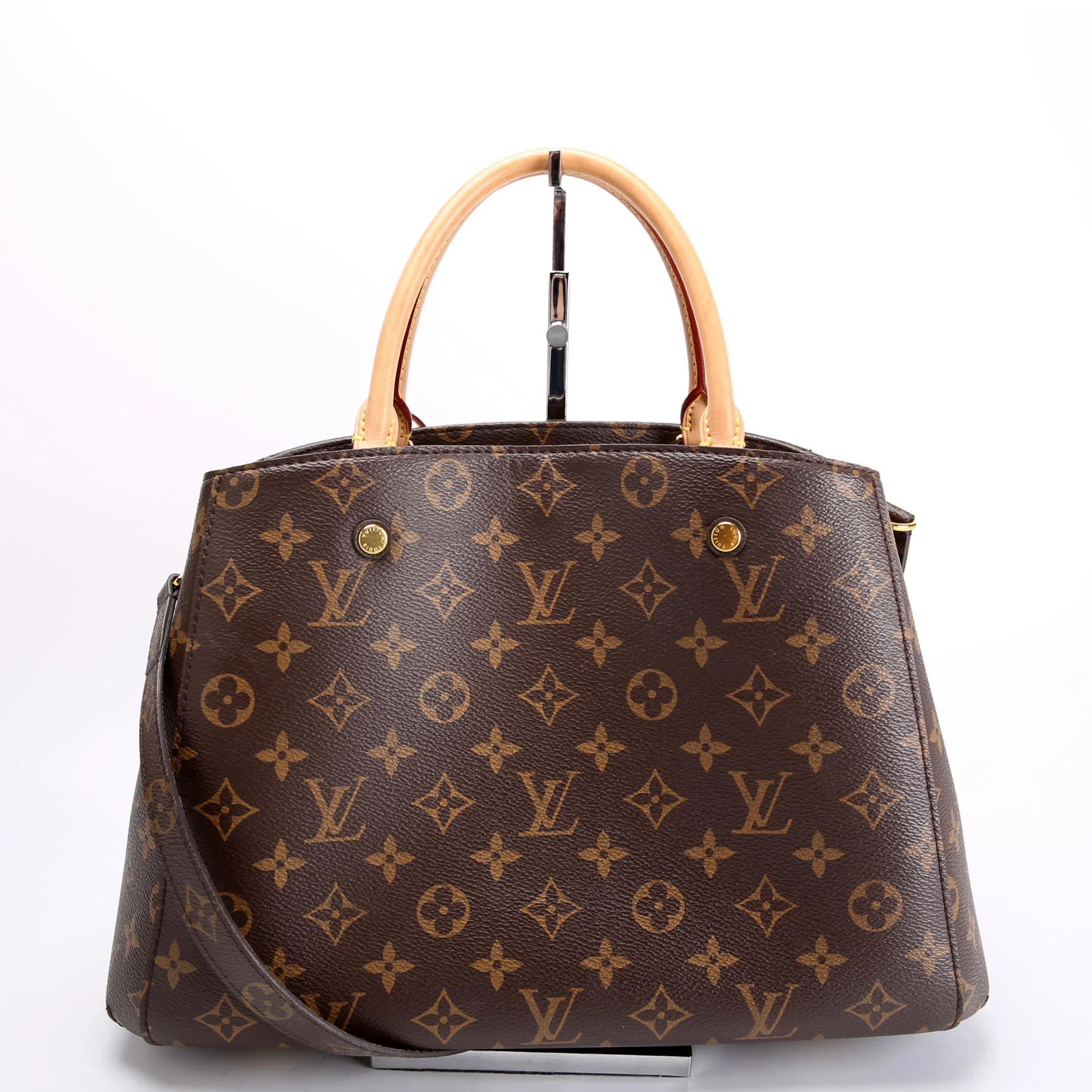 Montaigne MM Monogram Brown/Berry - Image 3