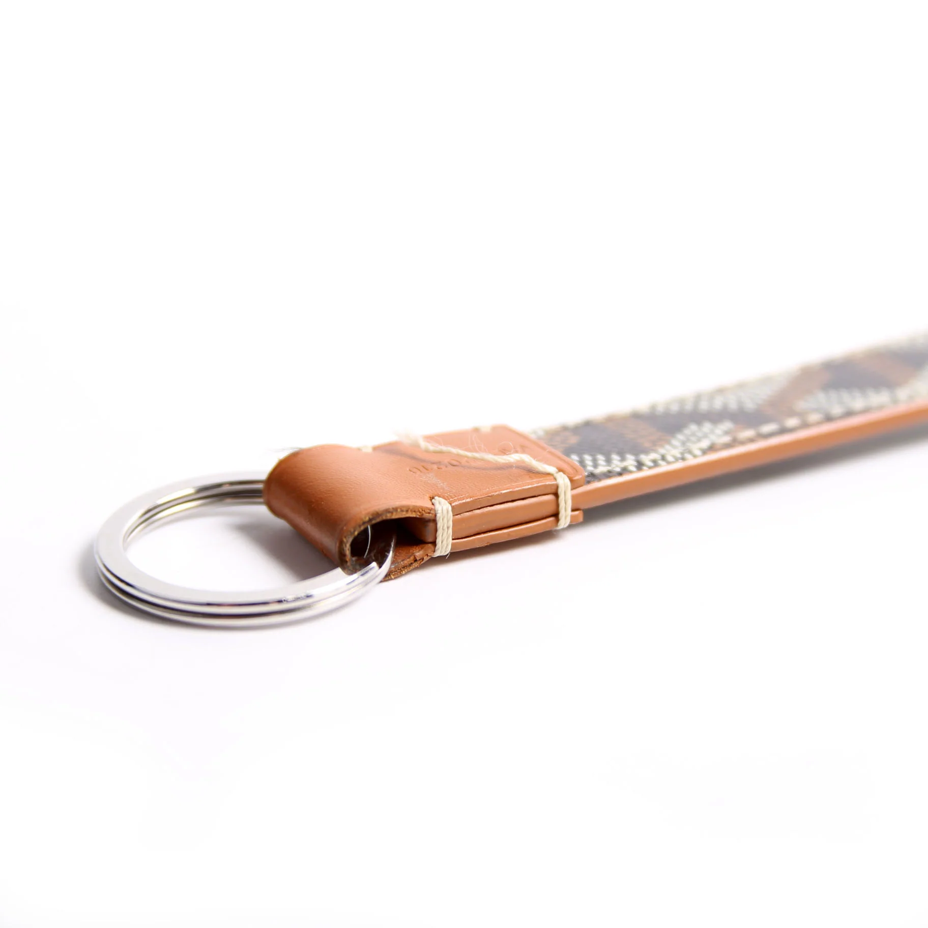 Mousqueton Canvas Key Ring Brown/Black - Image 4