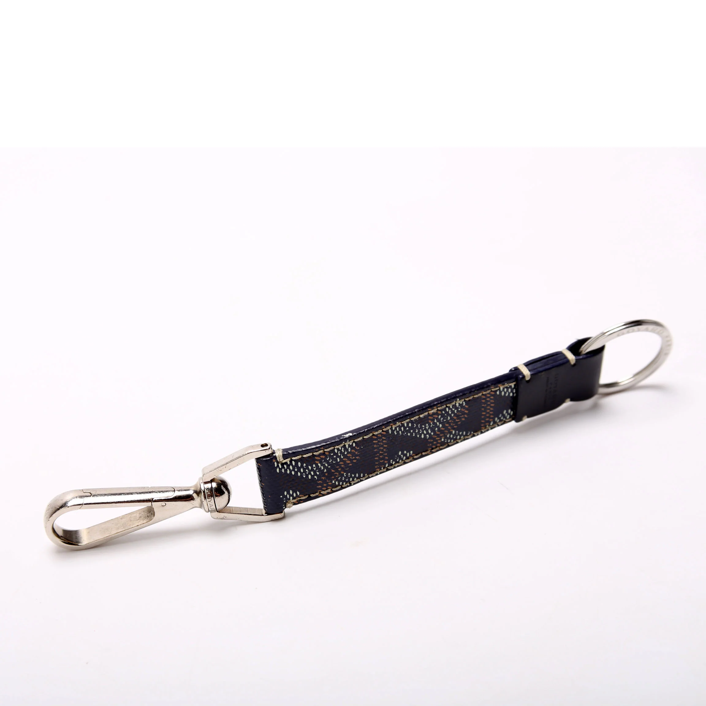 Mousqueton Canvas Key Ring Navy - Image 2