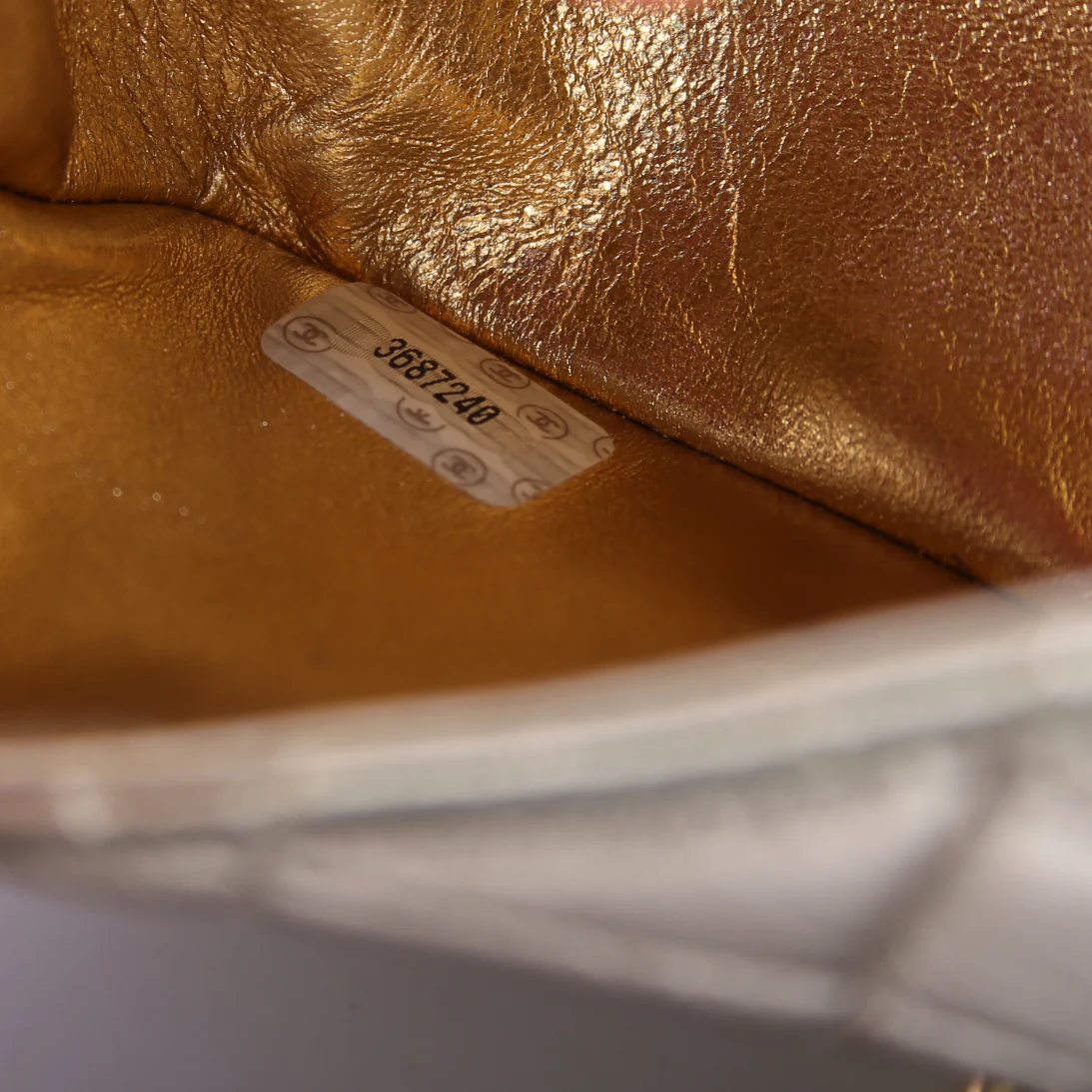 Multi Chain Flap Metallic Lambskin 3M Gold - Image 9