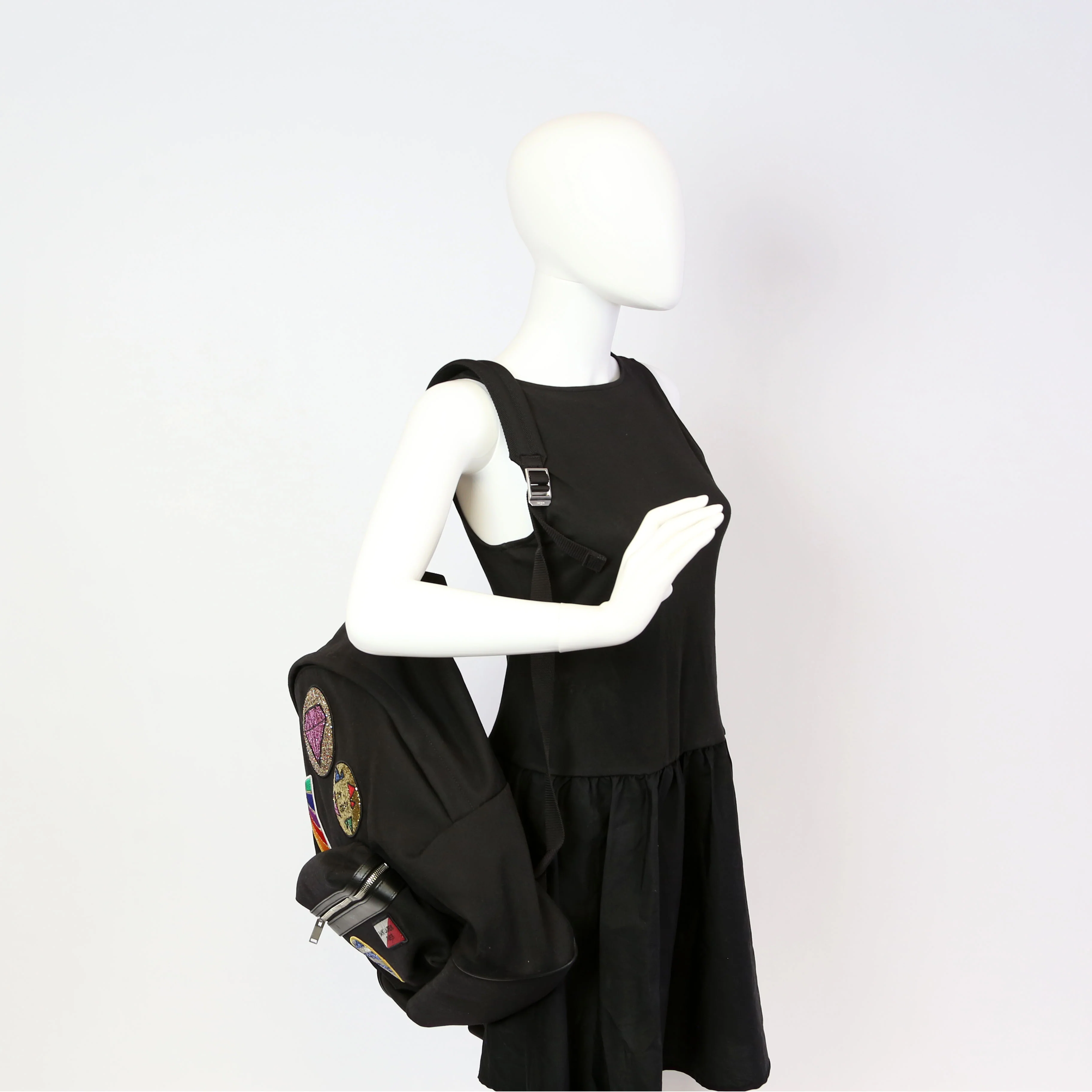 Multi Patch Hunting Backpack Canvas Black - Image 12
