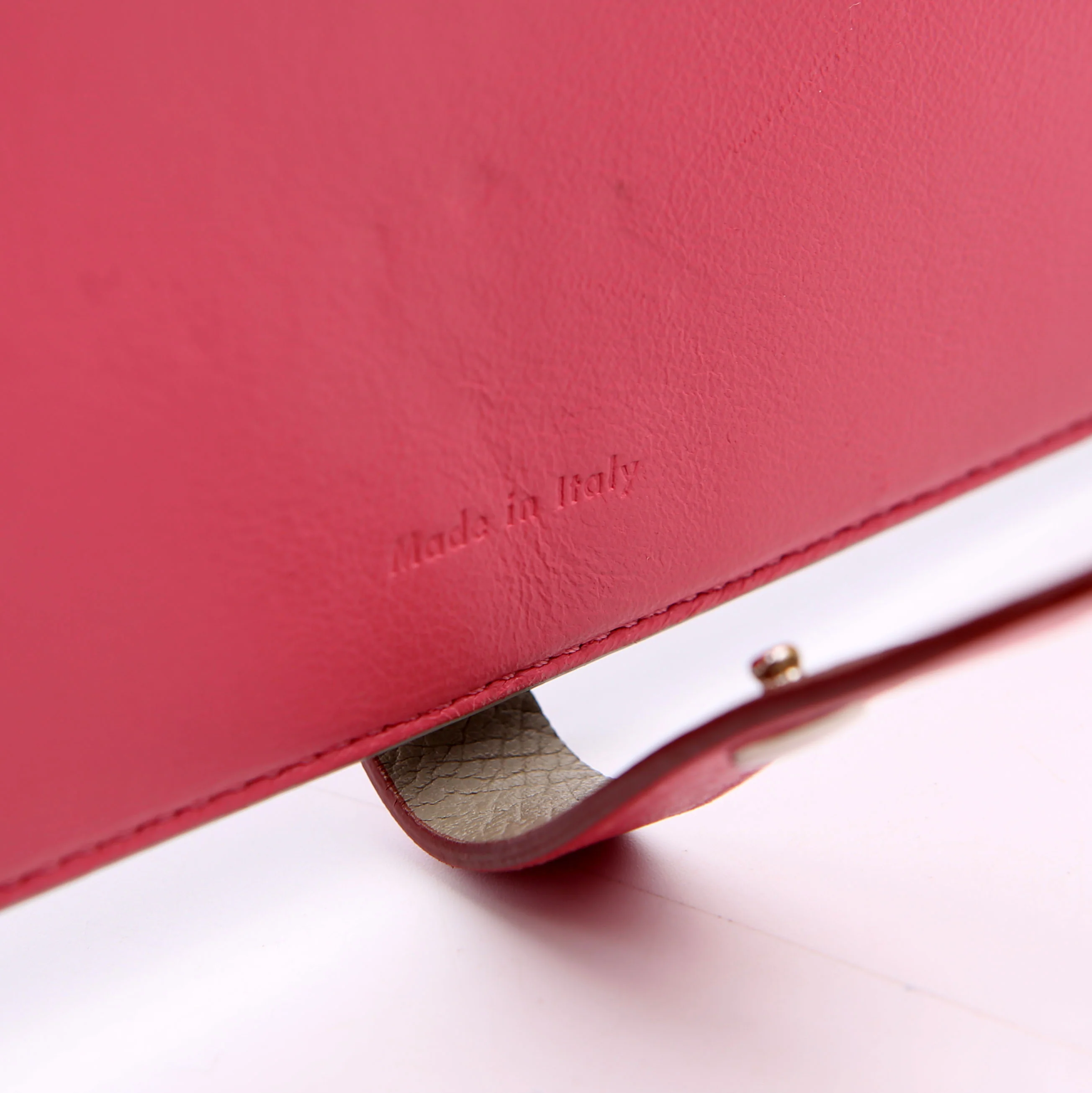 Multifunction Strap Wallet Large Grey/Pink - Image 16