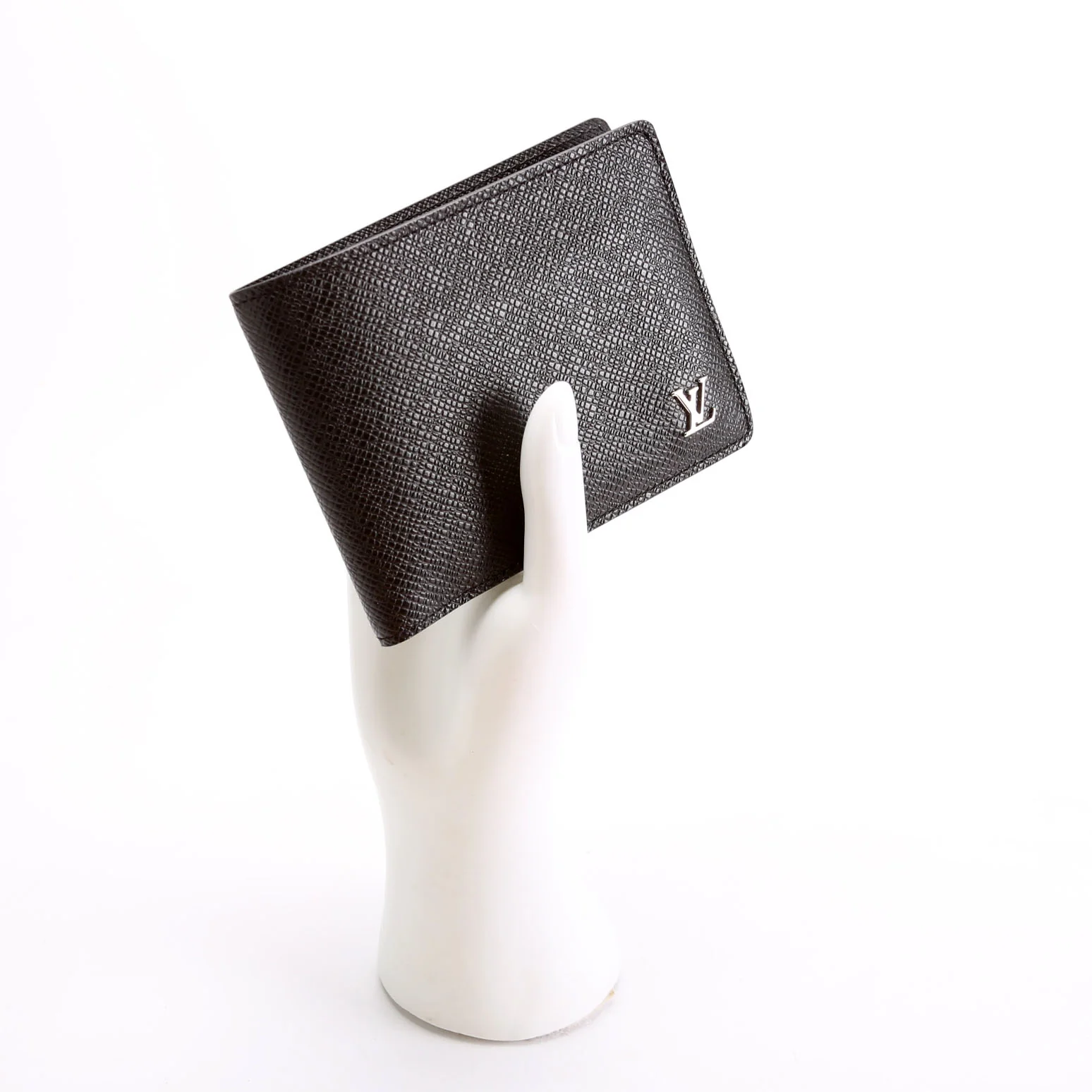 Multiple Wallet Taiga Leather Black - Image 8