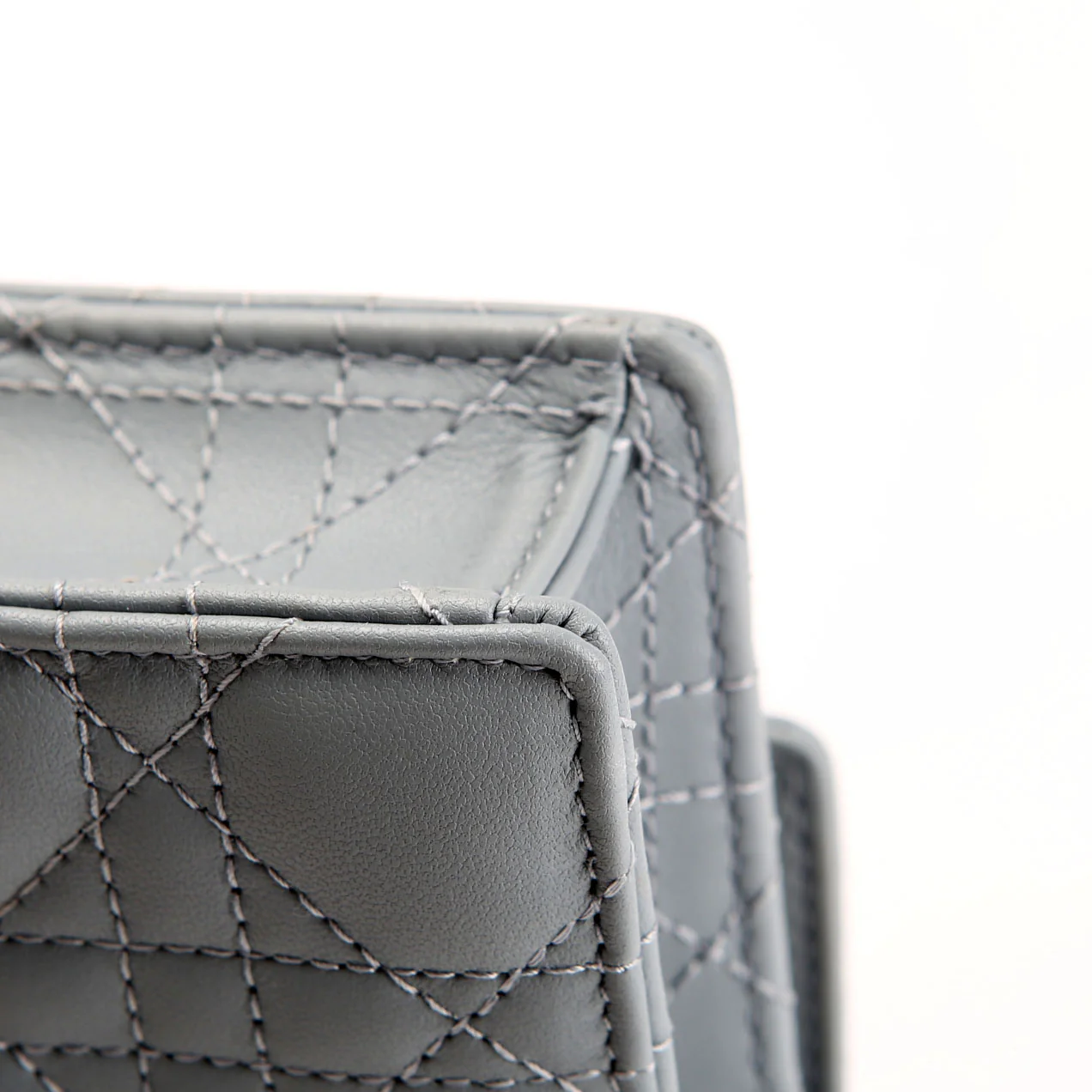 My Dior Daily Pouch With Chain Lambskin Cannage Blue - Image 8